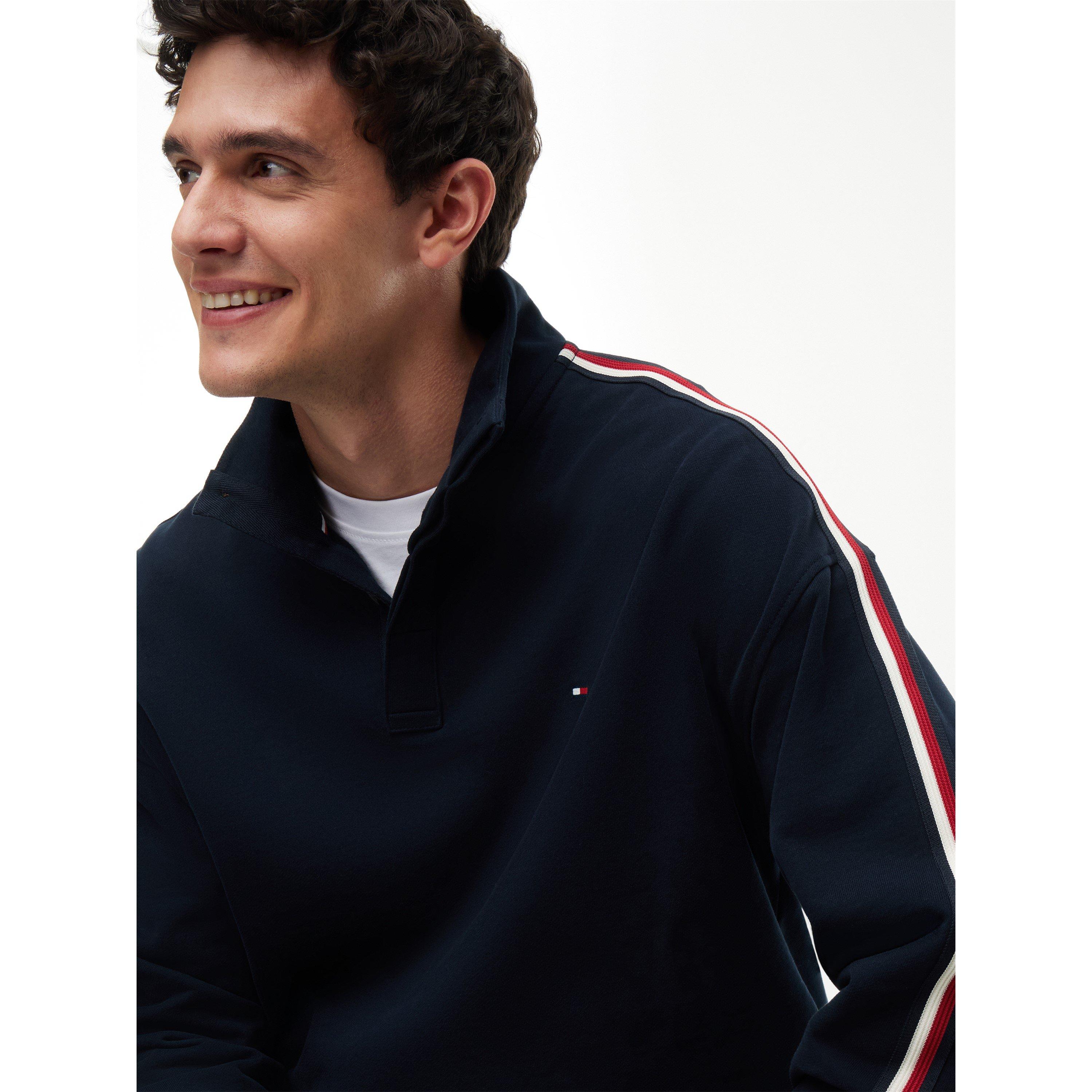 Navy Blue - Tommy Hilfiger - THB Glbl Stripe 1/2 Sn64 - 3