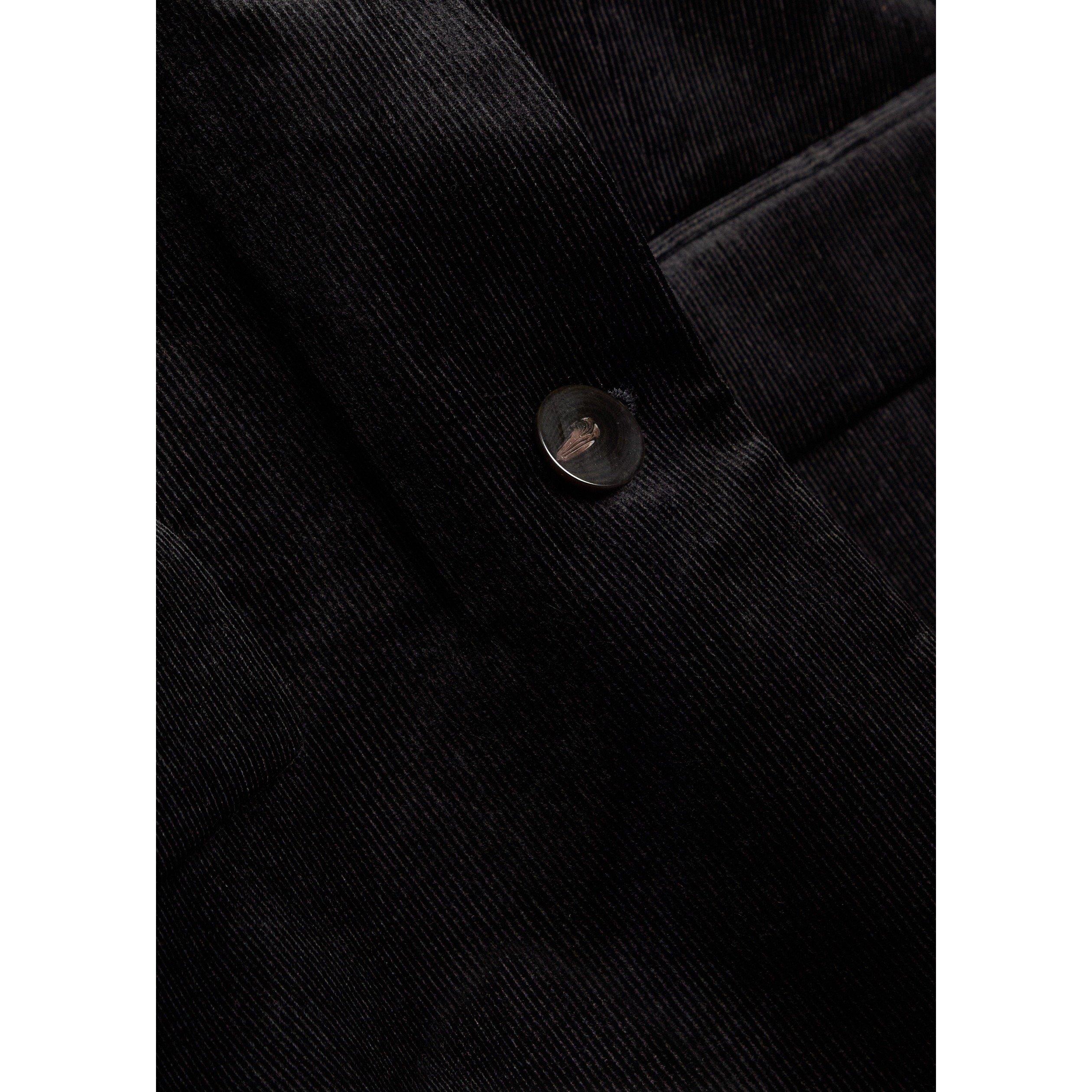 BLACK - Vince - Women's Velvet Slim-Fit Blazer - 4