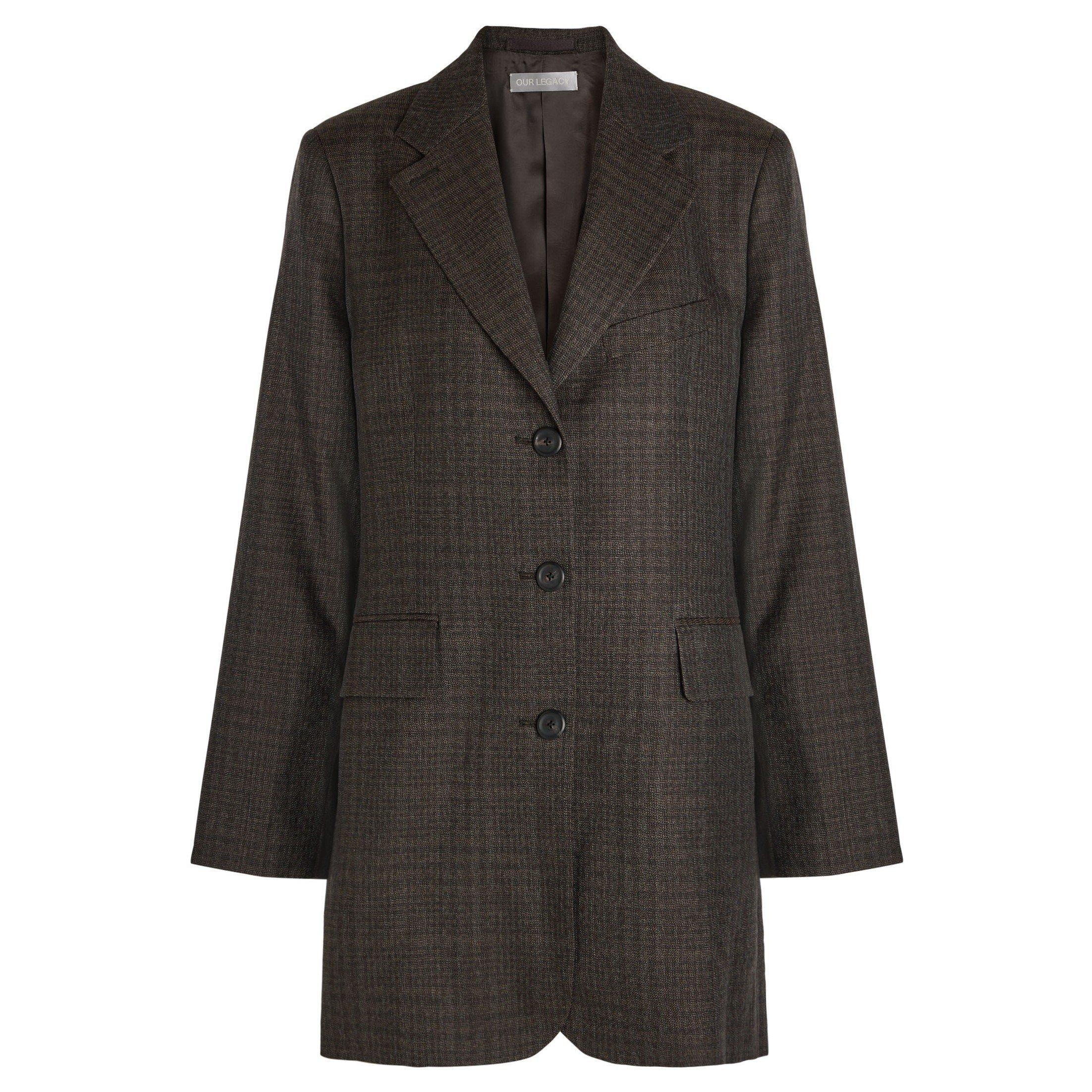 BROWN - Our Legacy - Women's JA Queens Wool Blazer - 1