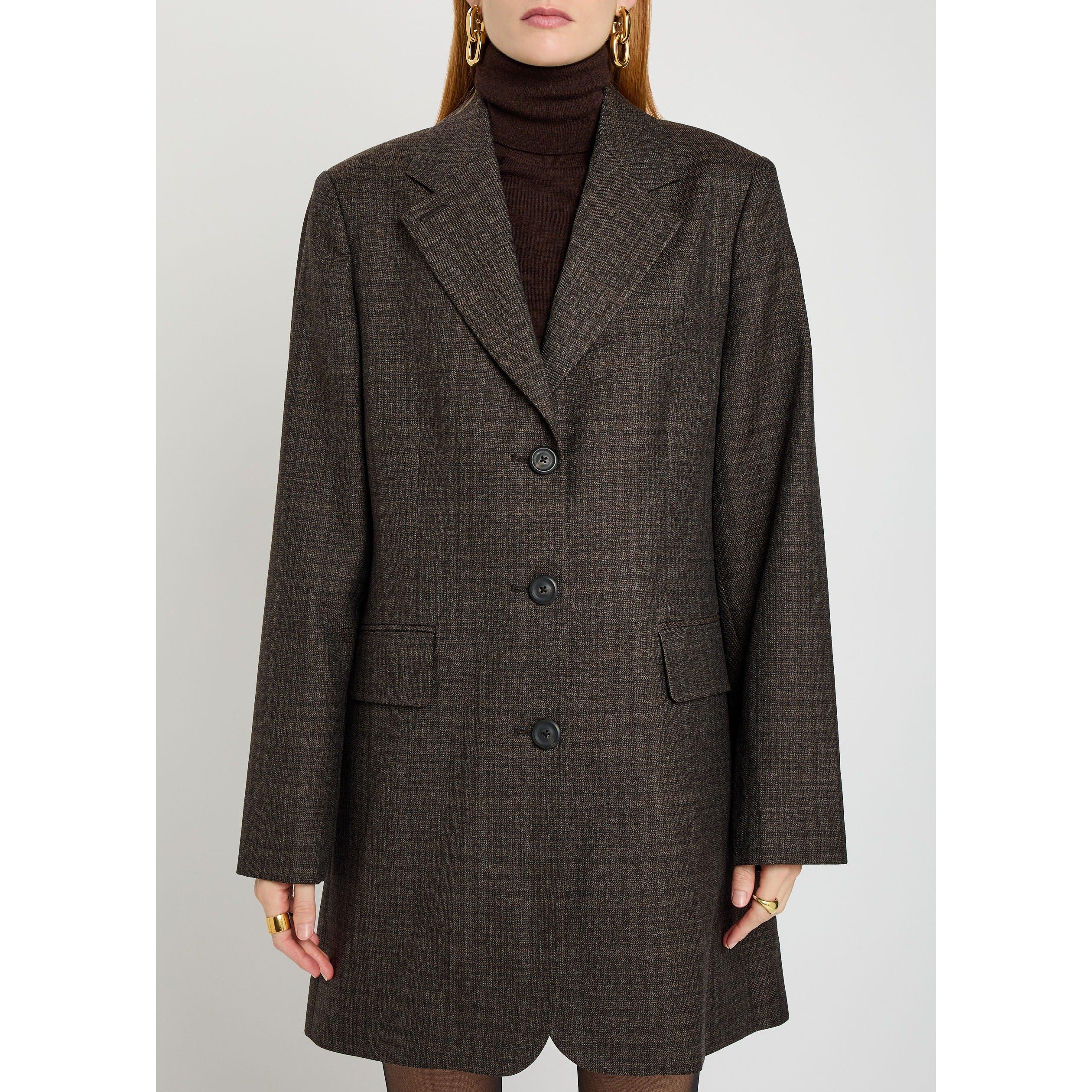 BROWN - Our Legacy - Women's JA Queens Wool Blazer - 2