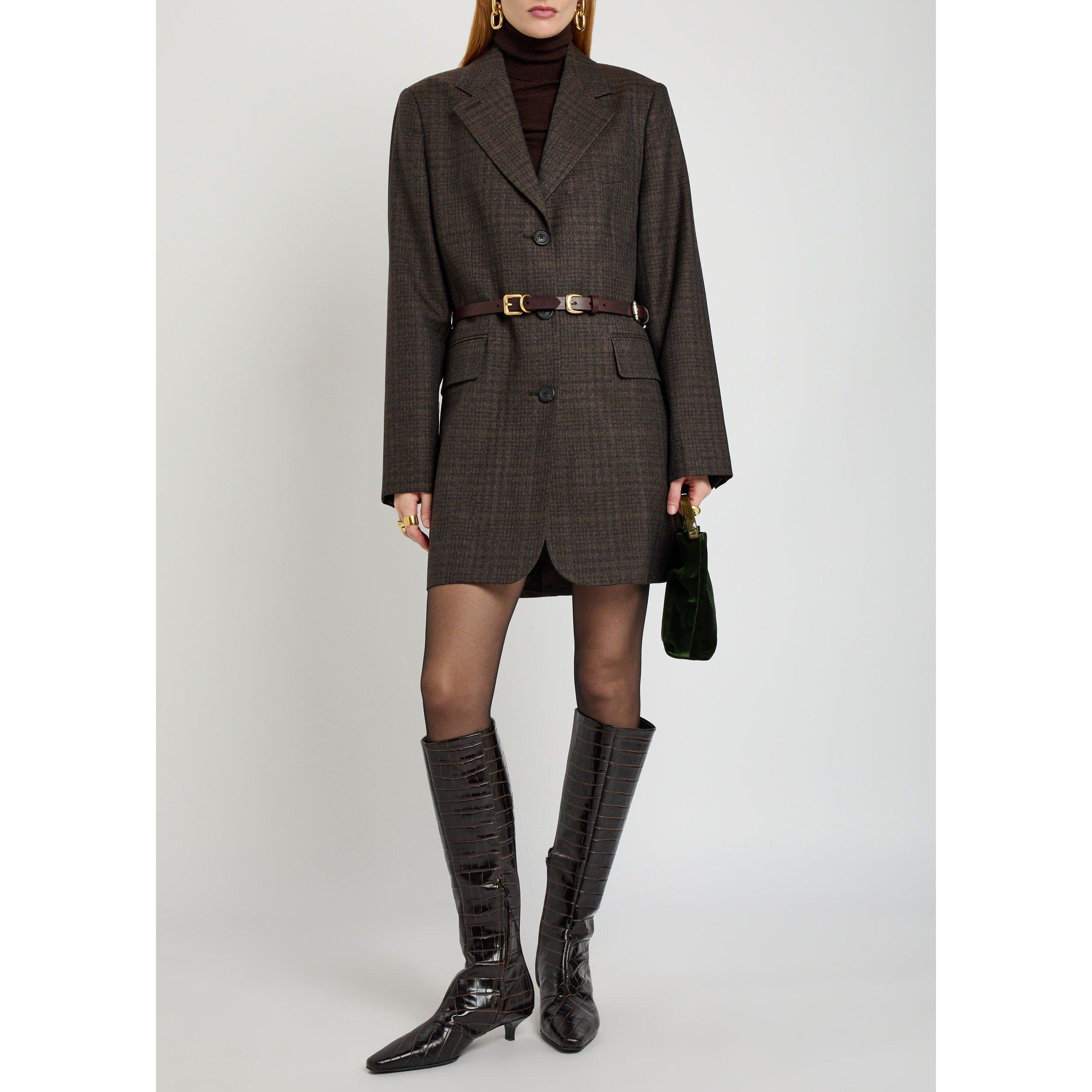 BROWN - Our Legacy - Women's JA Queens Wool Blazer - 5