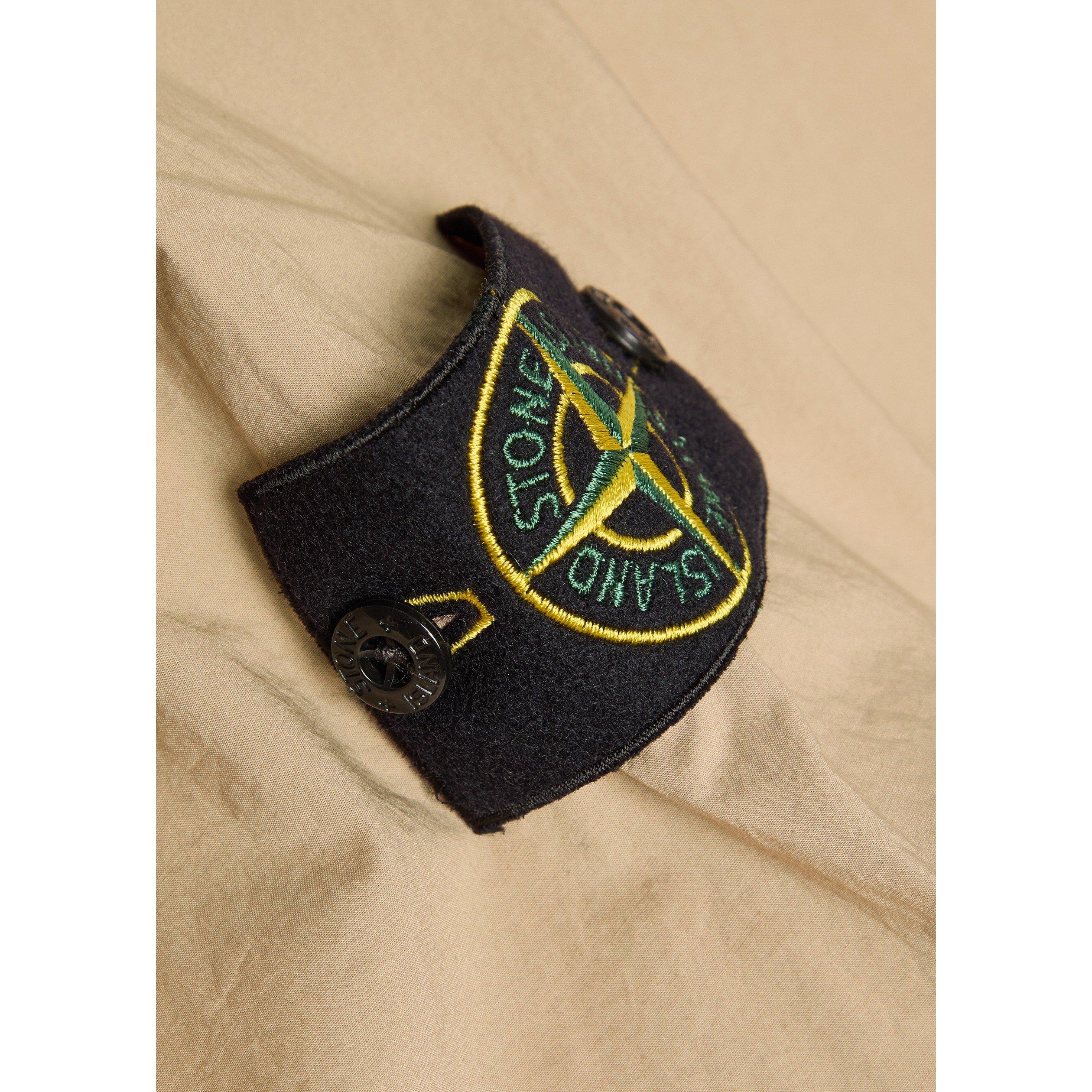 SAND - Stone Island - Men's SI Tela Zip Cotton Tracksuit Top - 4