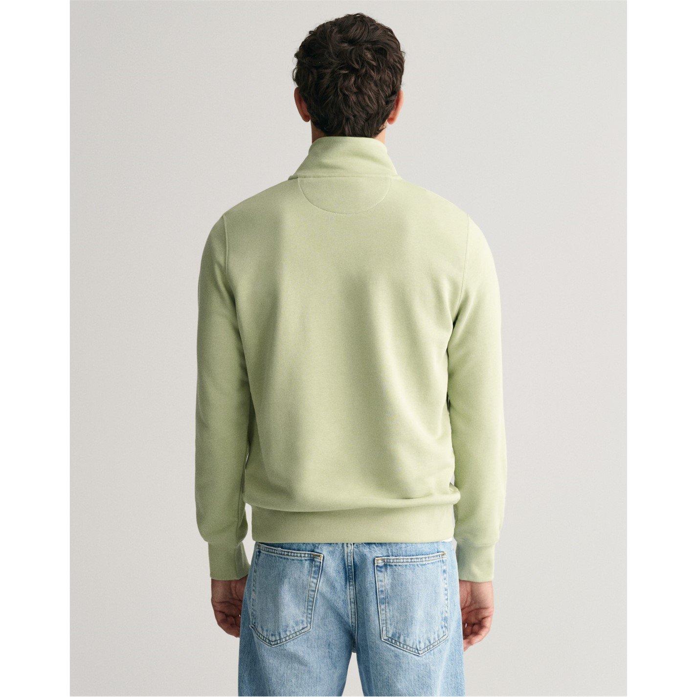 Milky Matcha - Gant - Shield Half-Zip Sweatshirt - 3