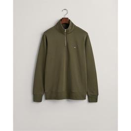 Gant Shield Half Zip Sweatshirt