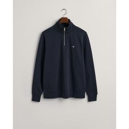 Gant Shield Half Zip Sweatshirt