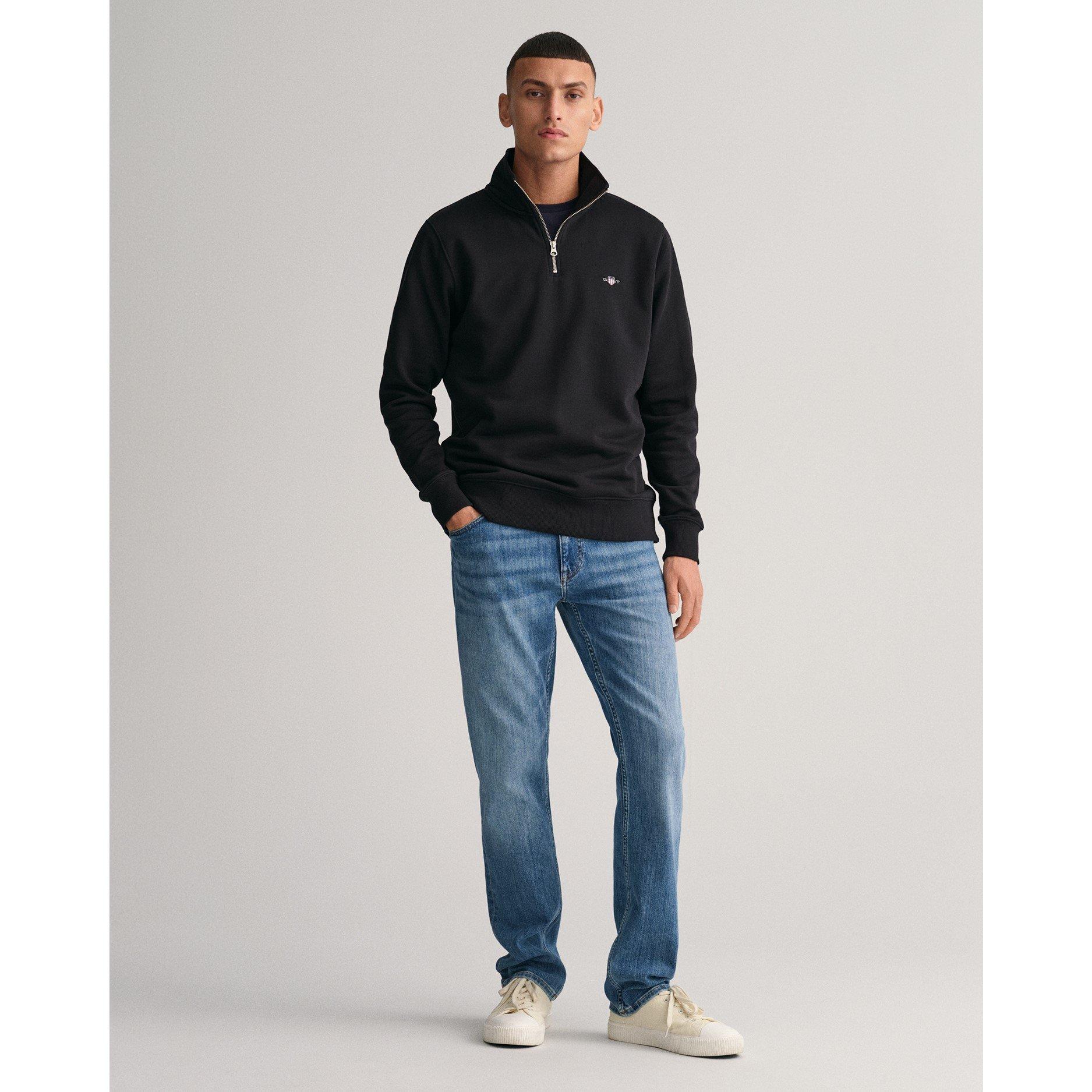 Sort 005 - Gant - Shield Half-Zip Sweatshirt - 7