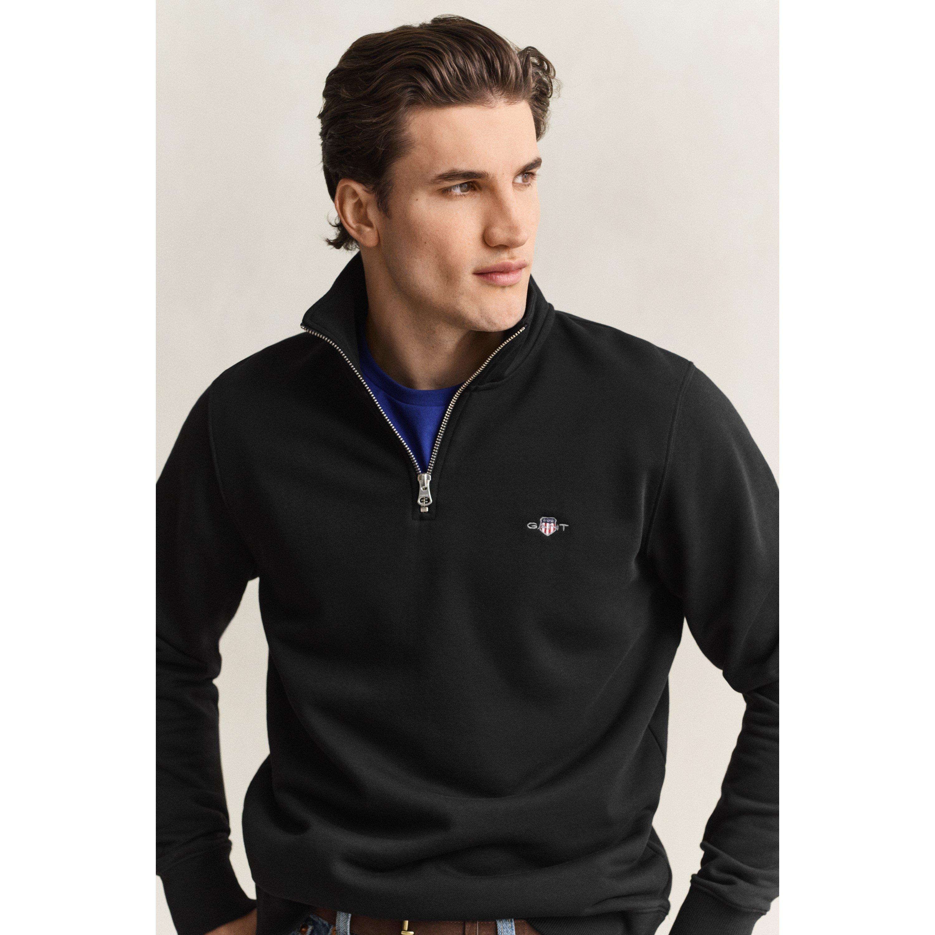Sort 005 - Gant - Shield Half-Zip Sweatshirt - 5