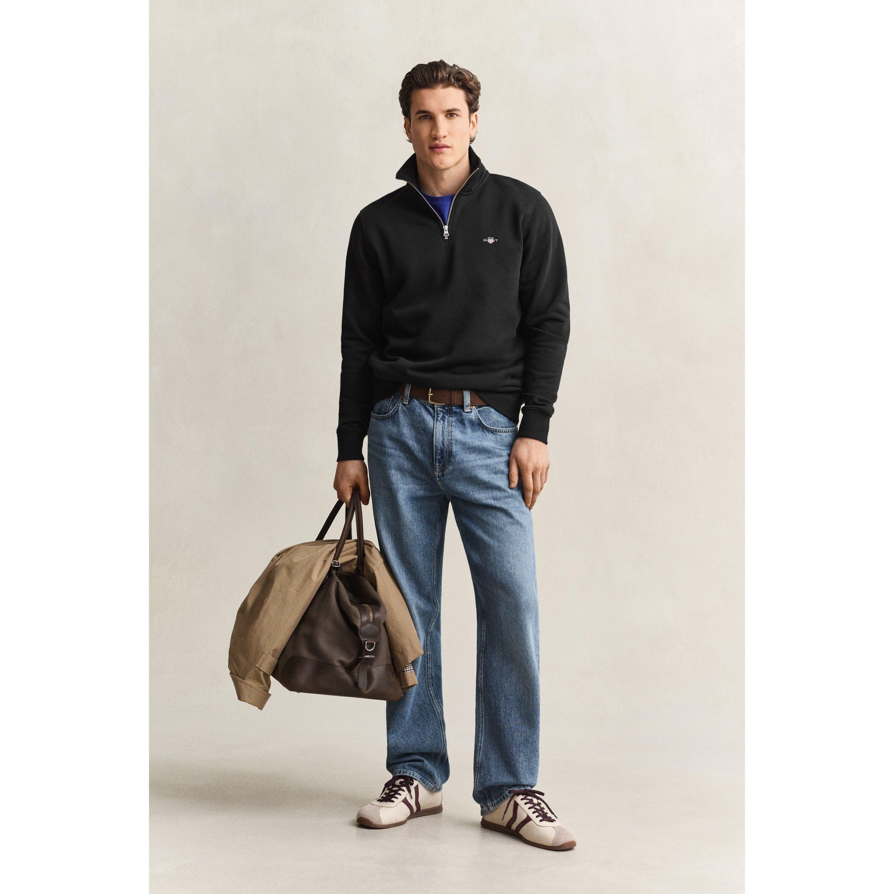 Sort 005 - Gant - Shield Half-Zip Sweatshirt - 6