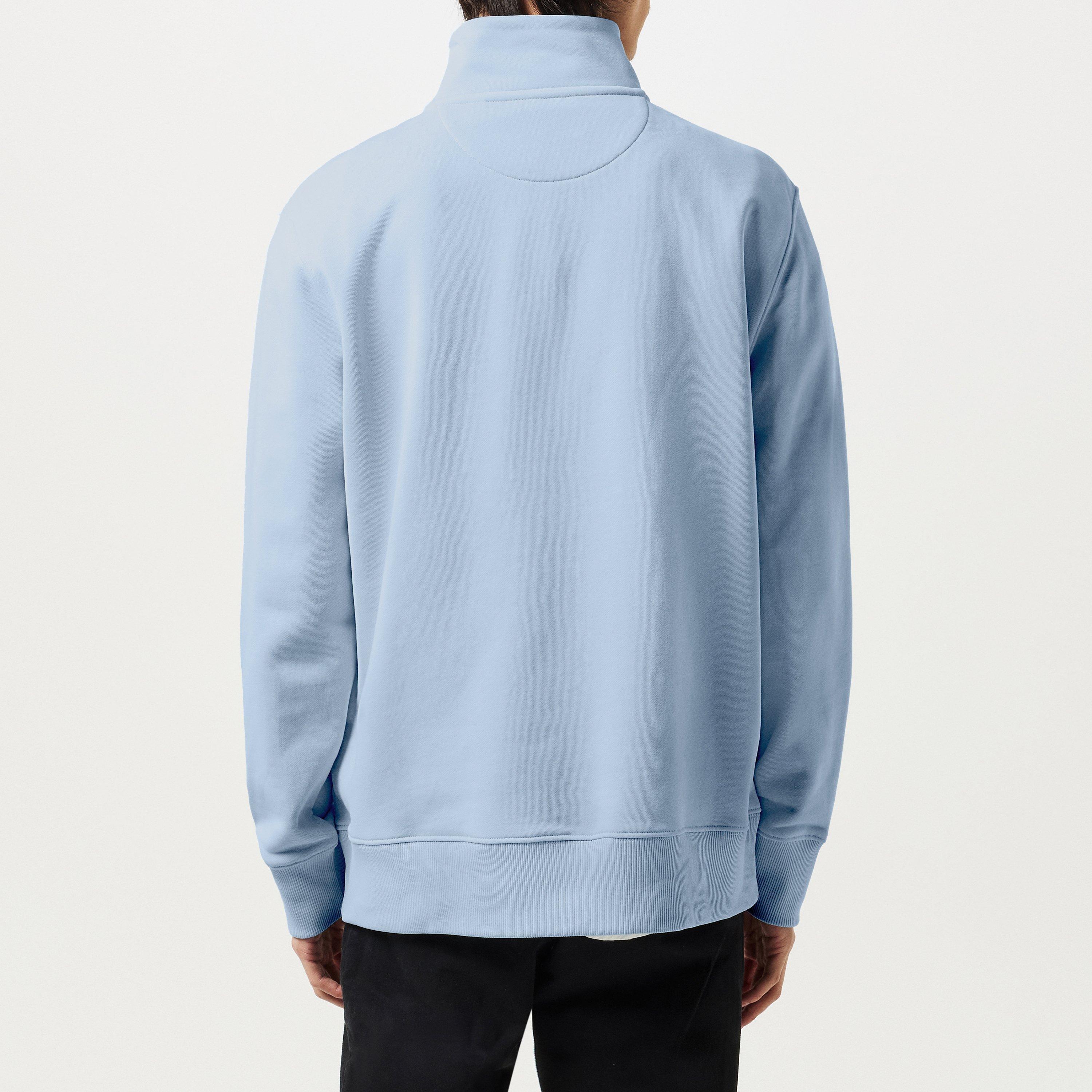 Fresh Blue - Gant - Shield Half-Zip Sweatshirt - 4