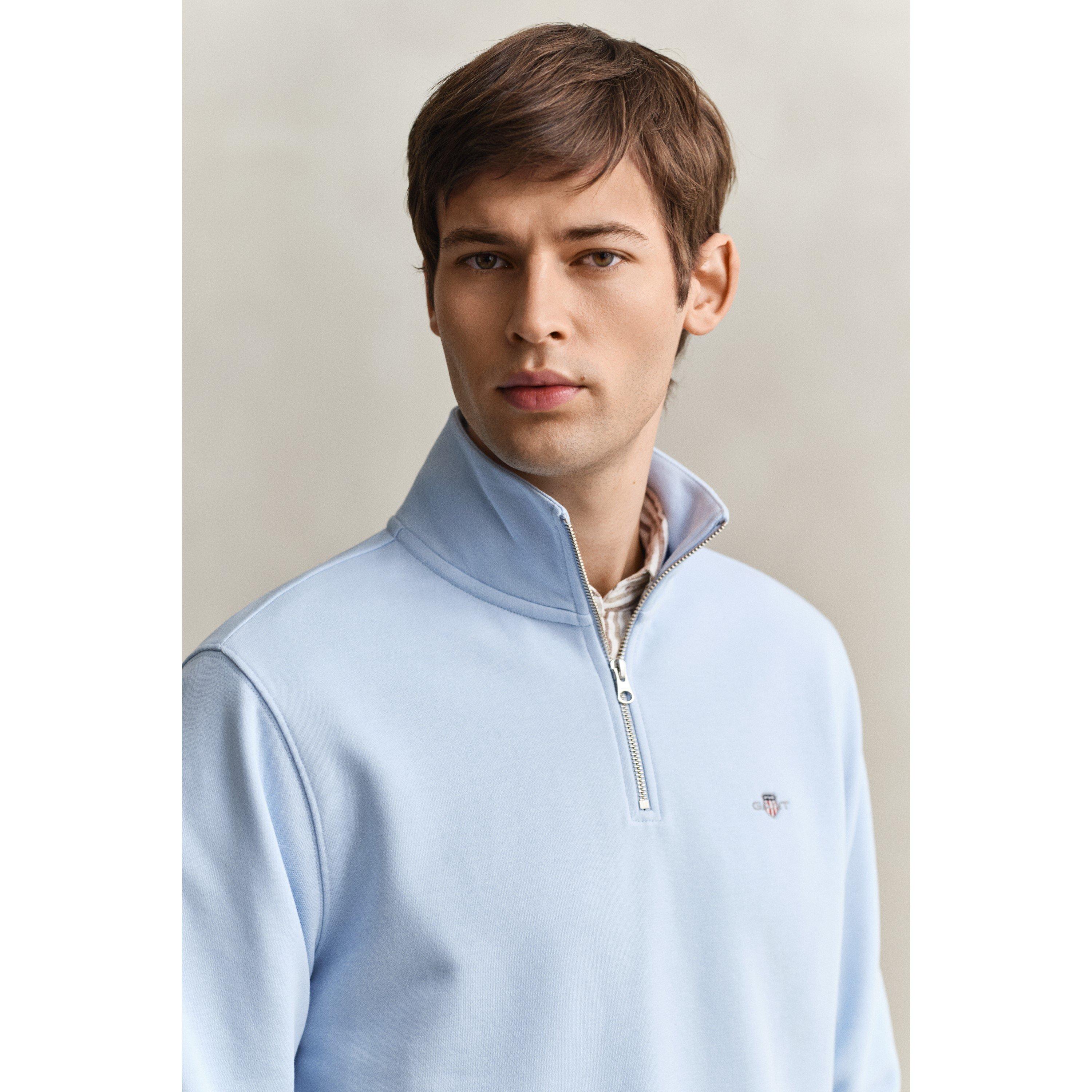 Fresh Blue 457 - Gant - Shield Half-Zip Sweatshirt - 3