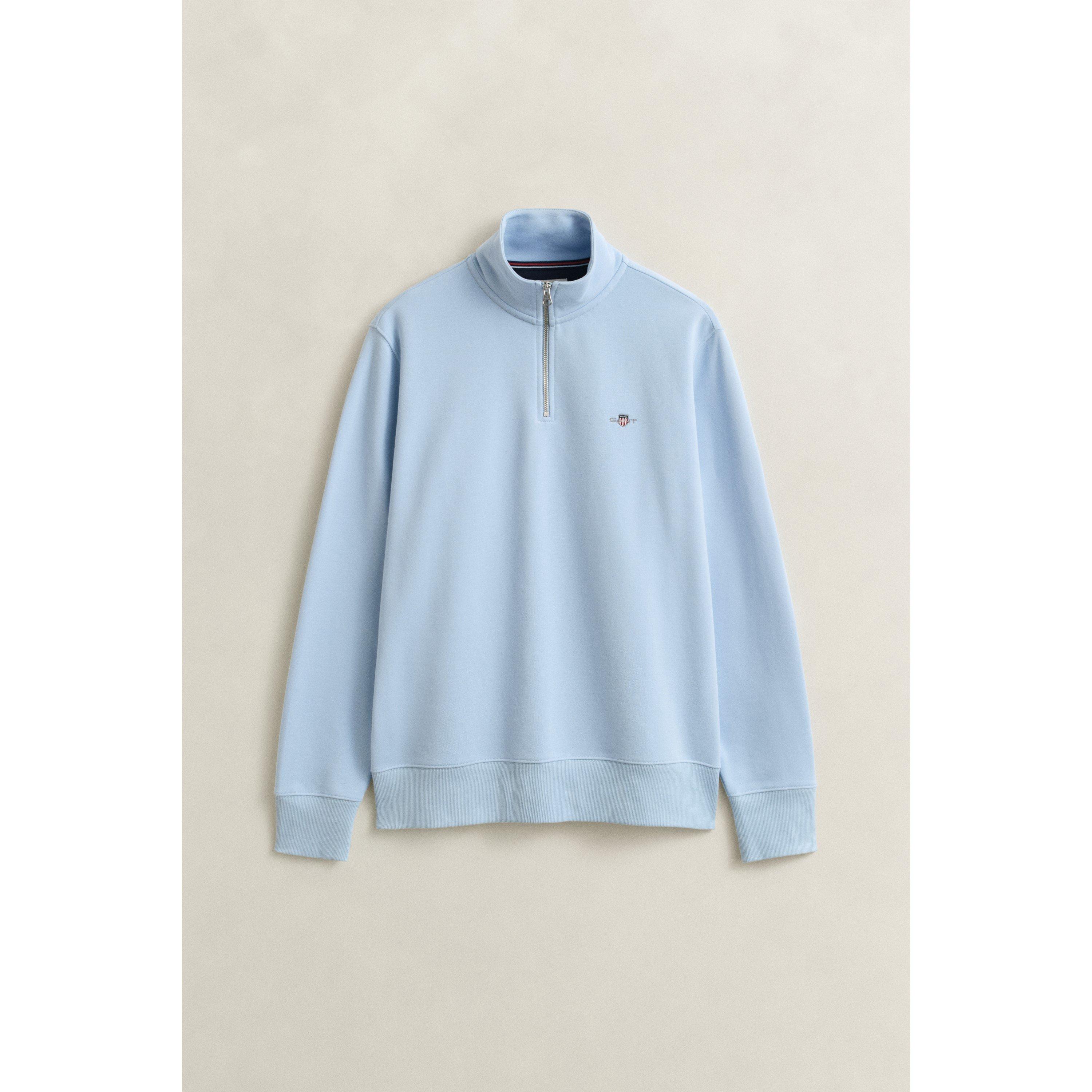 Fresh Blue 457 - Gant - Shield Half-Zip Sweatshirt - 5