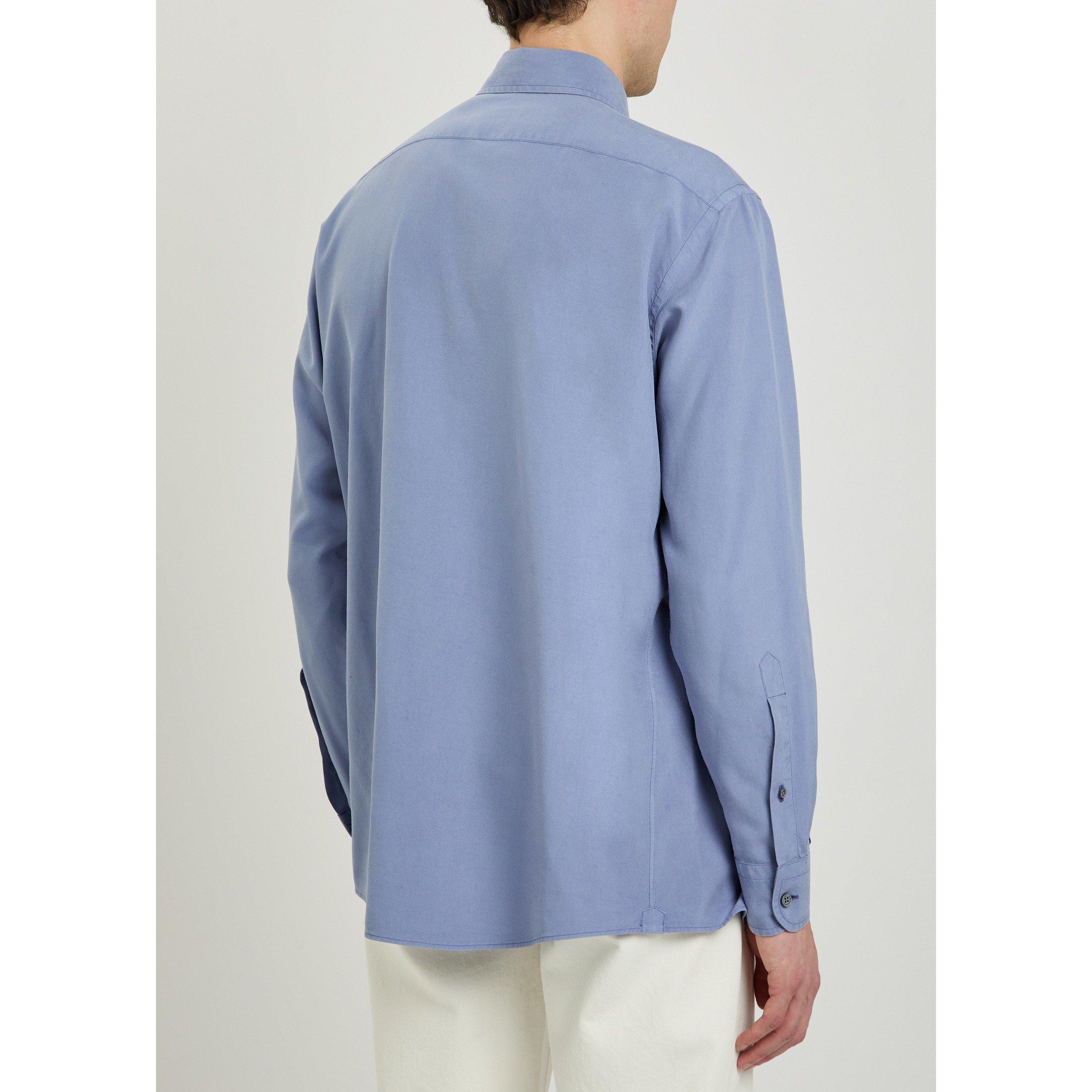 PURPLE - Zegna - ZEGNA PURE SILK SHIRT - 3
