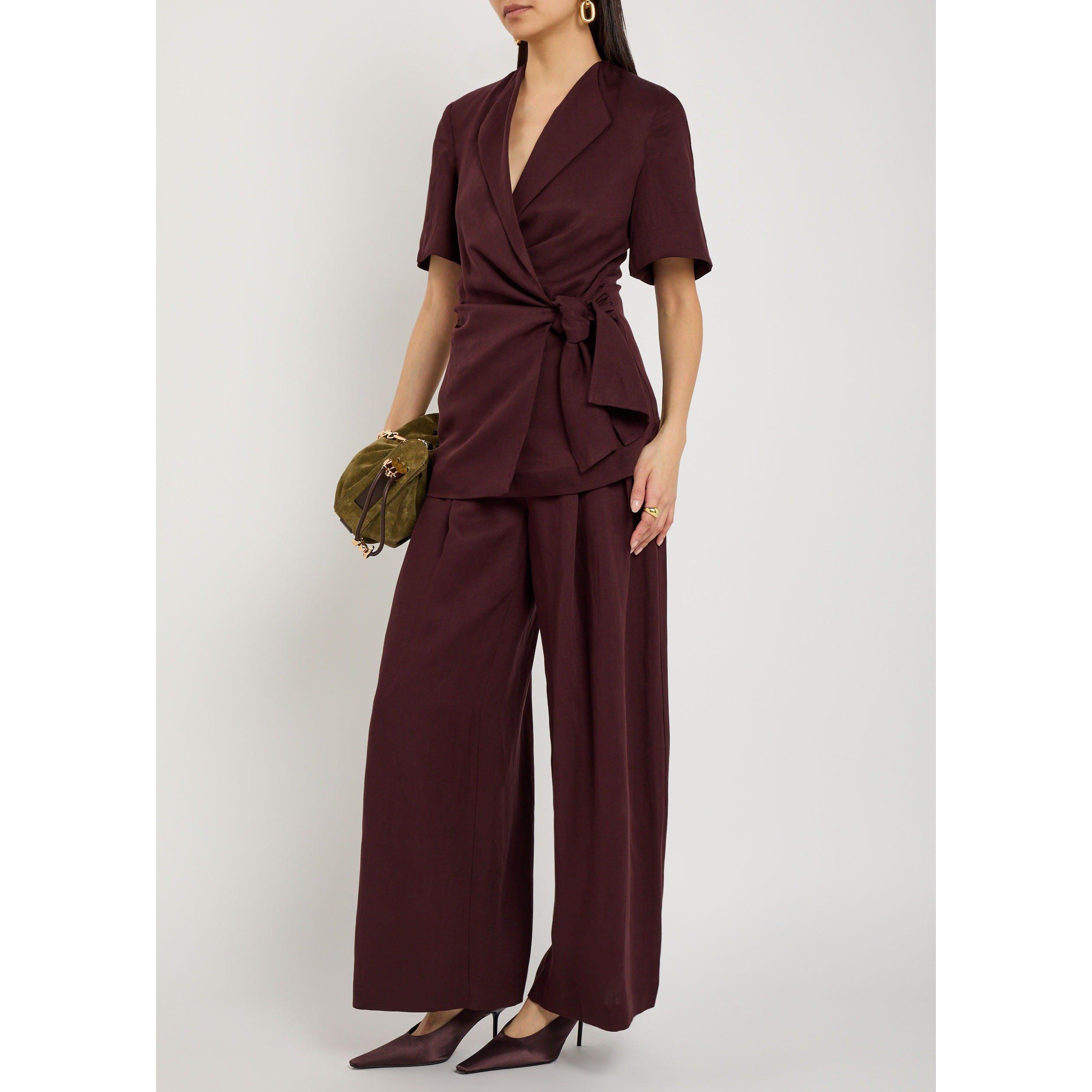 DARK RED - Faithfull The Brand - S/B IDA KNOT BLAZER - 5