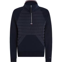 Tommy Hilfiger Mix Media Half Zip