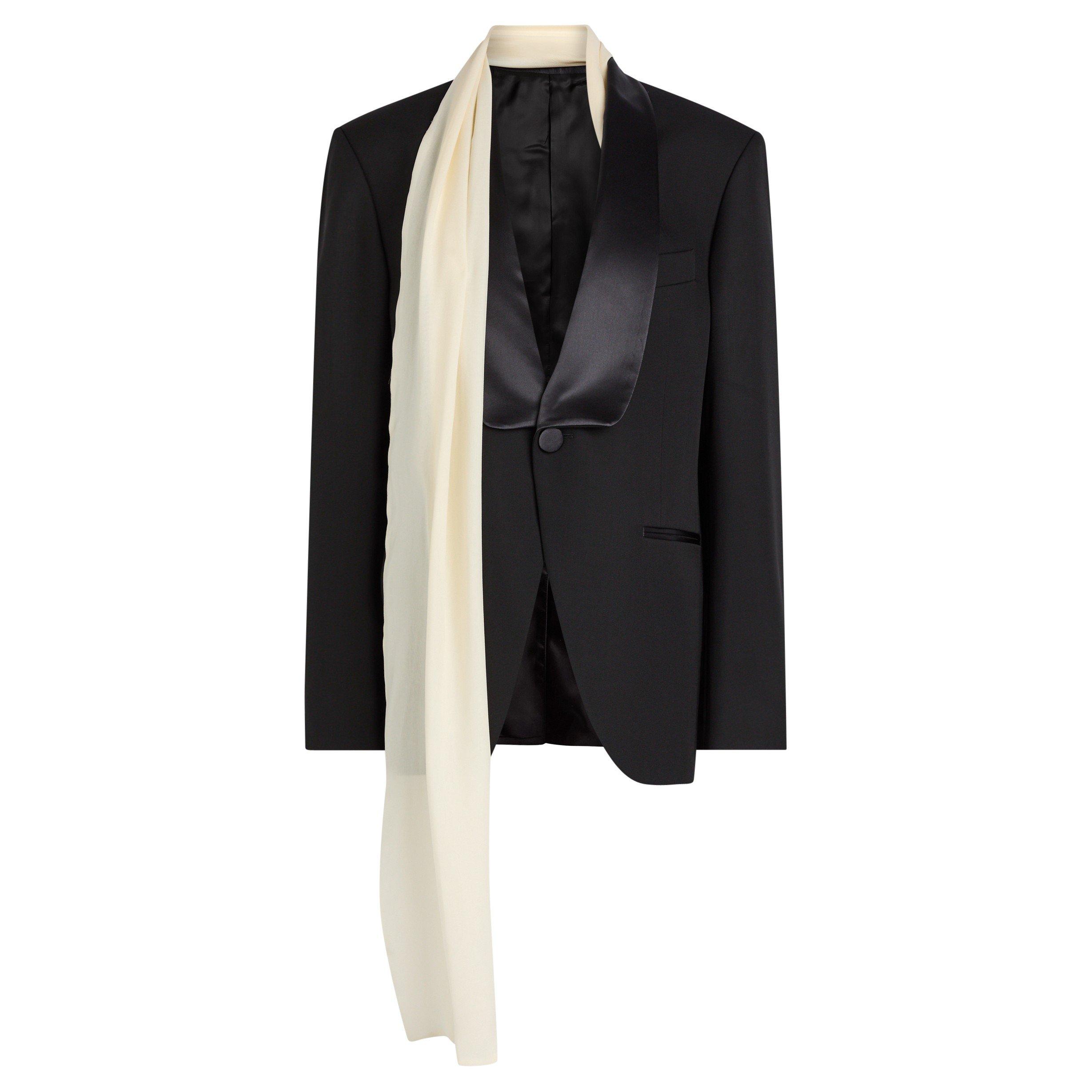 BLACK - Armarium - J RANIA SMOKING JACKET IN VIRG - 1