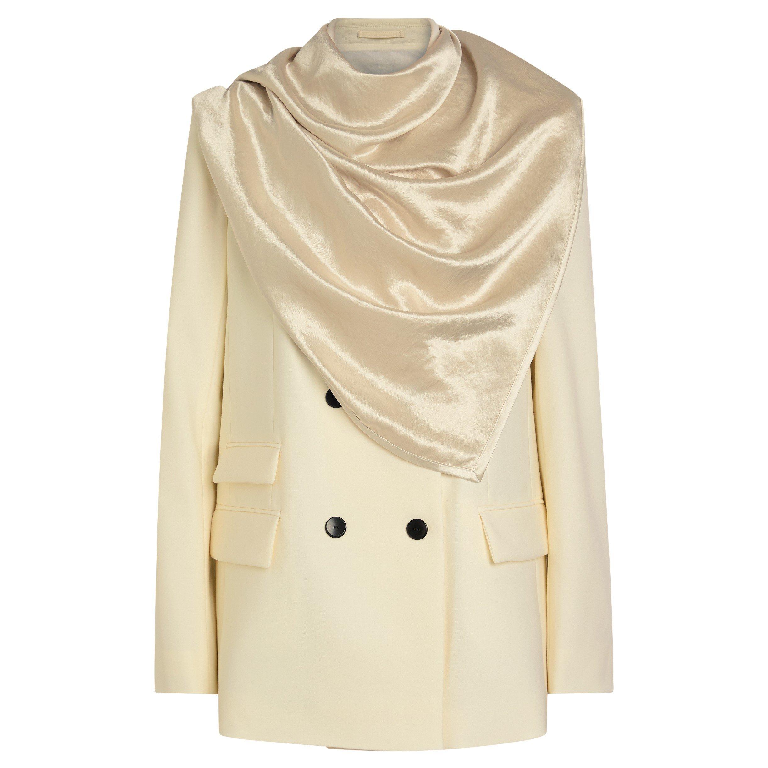 IVORY - Maria McManus - B DBL BREASTED CLOAK BLAZER - 1