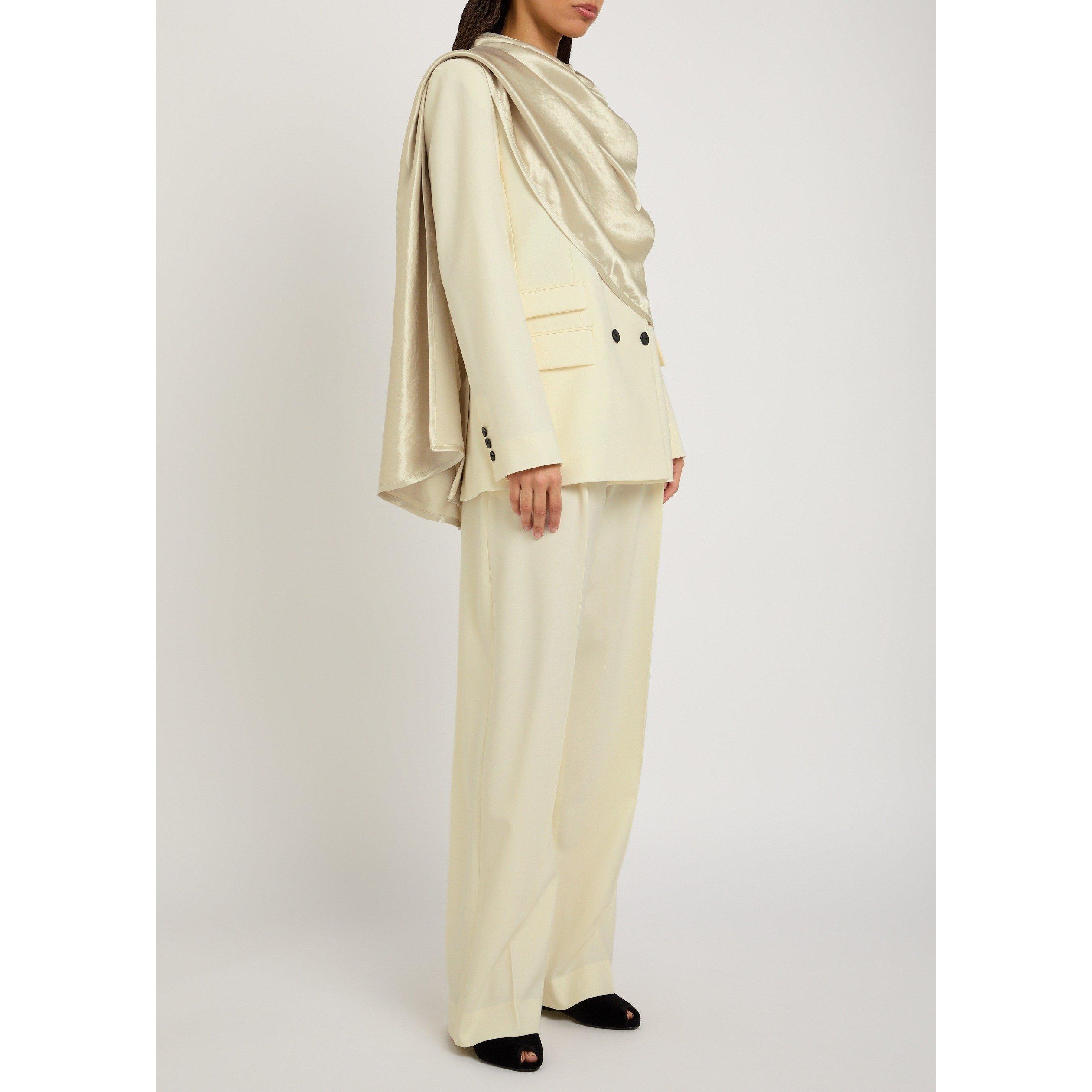 IVORY - Maria McManus - B DBL BREASTED CLOAK BLAZER - 6