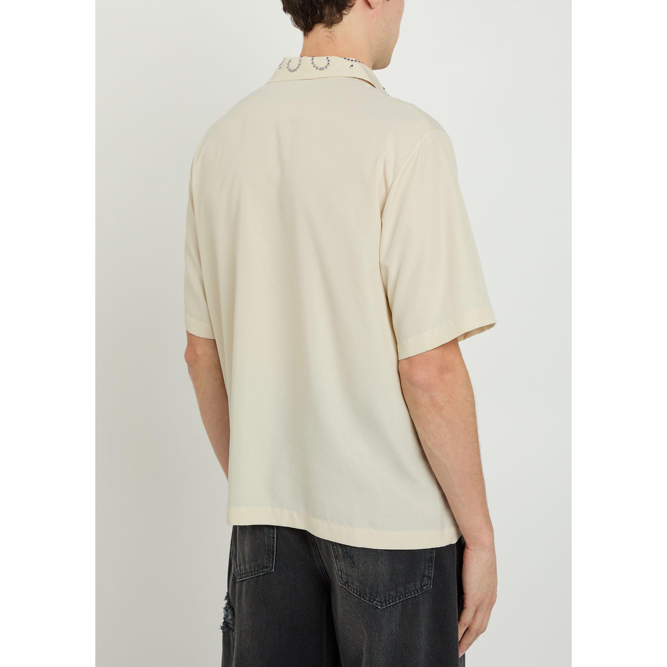 IVORY - Amiri - AMIRI STUD CAMP SHIRT - 3