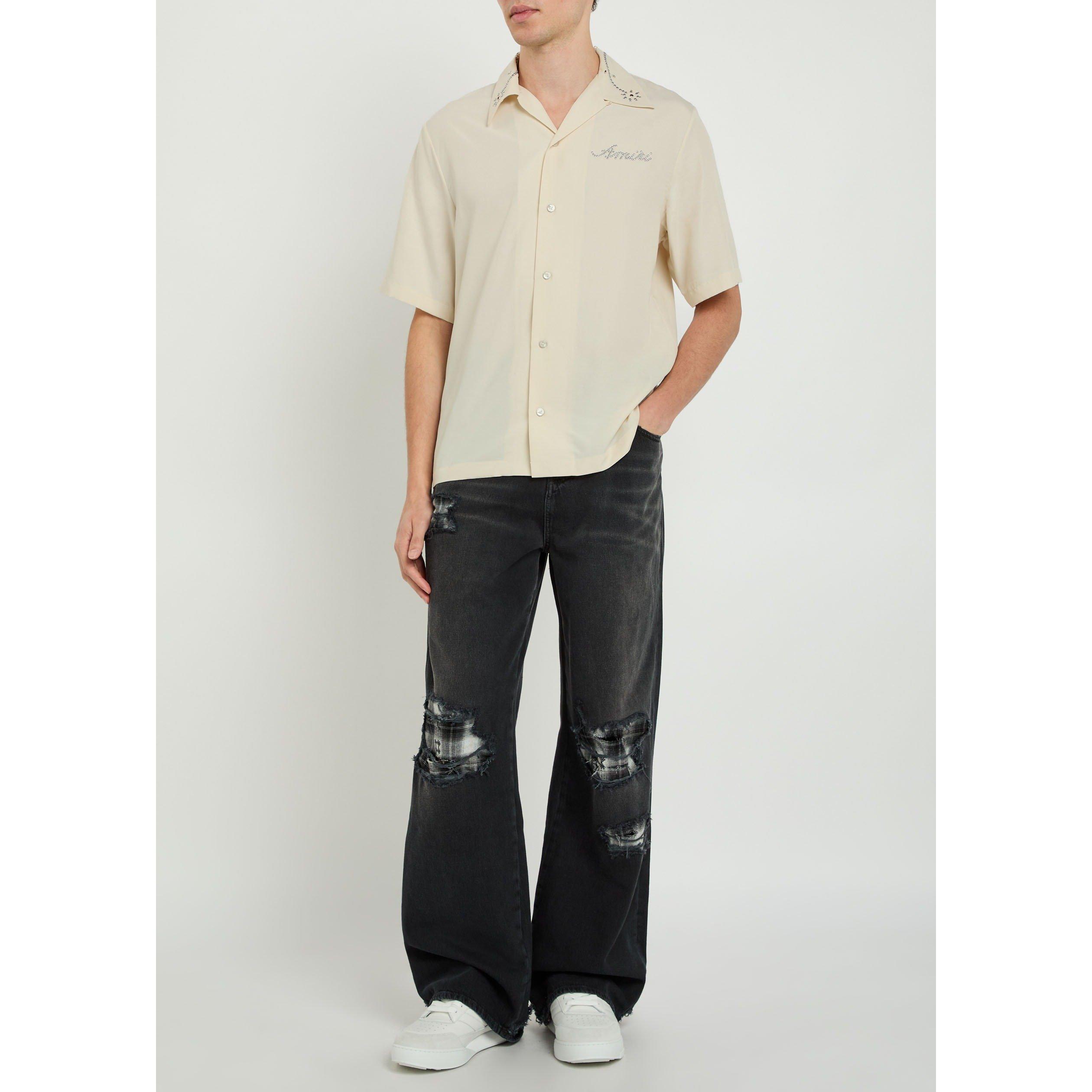 IVORY - Amiri - AMIRI STUD CAMP SHIRT - 5