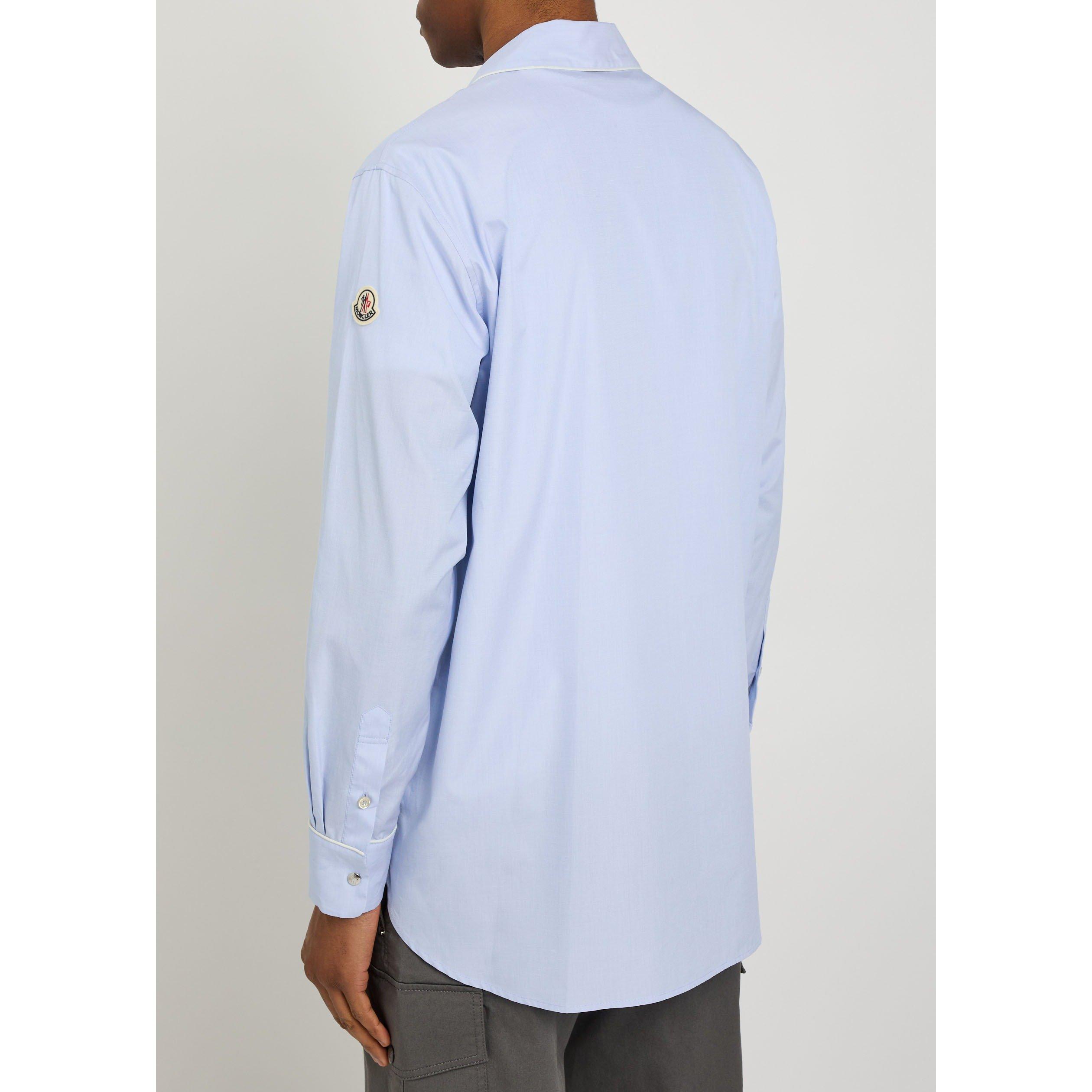 BLUE - Moncler - MON CAMP CLR SHIRT LS KL - 3