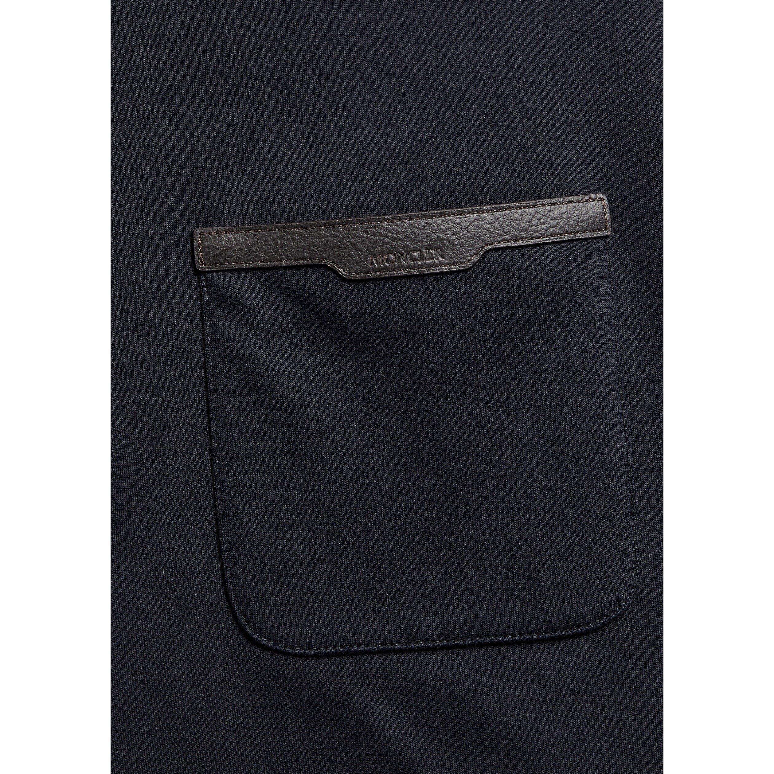 NAVY - Moncler - MON 1/4 ZIP CREW - 4