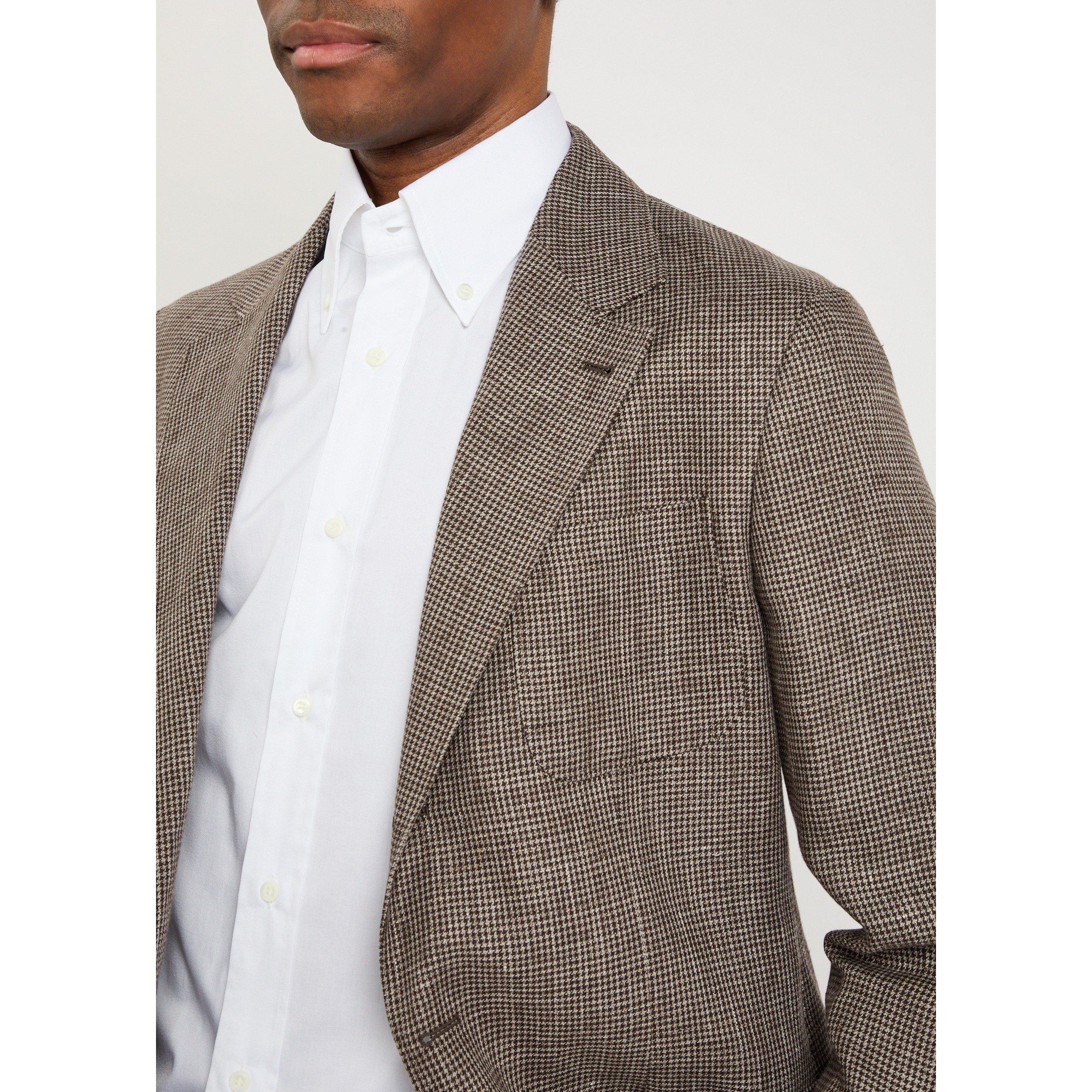 WHITE - Brunello Cucinelli - Men's Long-Sleeve Cotton Plain Shirt - 4