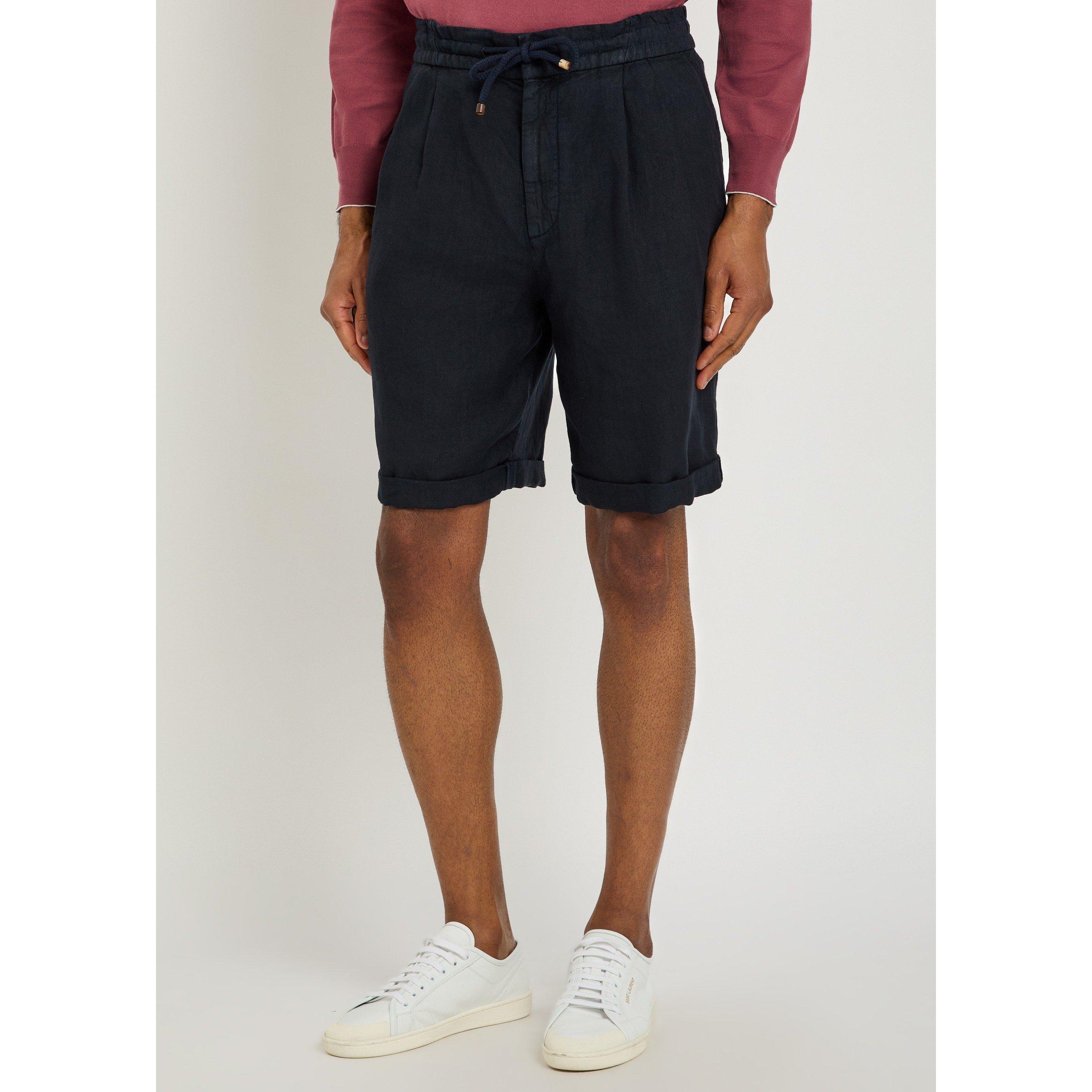NAVY - Brunello Cucinelli - BC DYED BERMUDA - 2