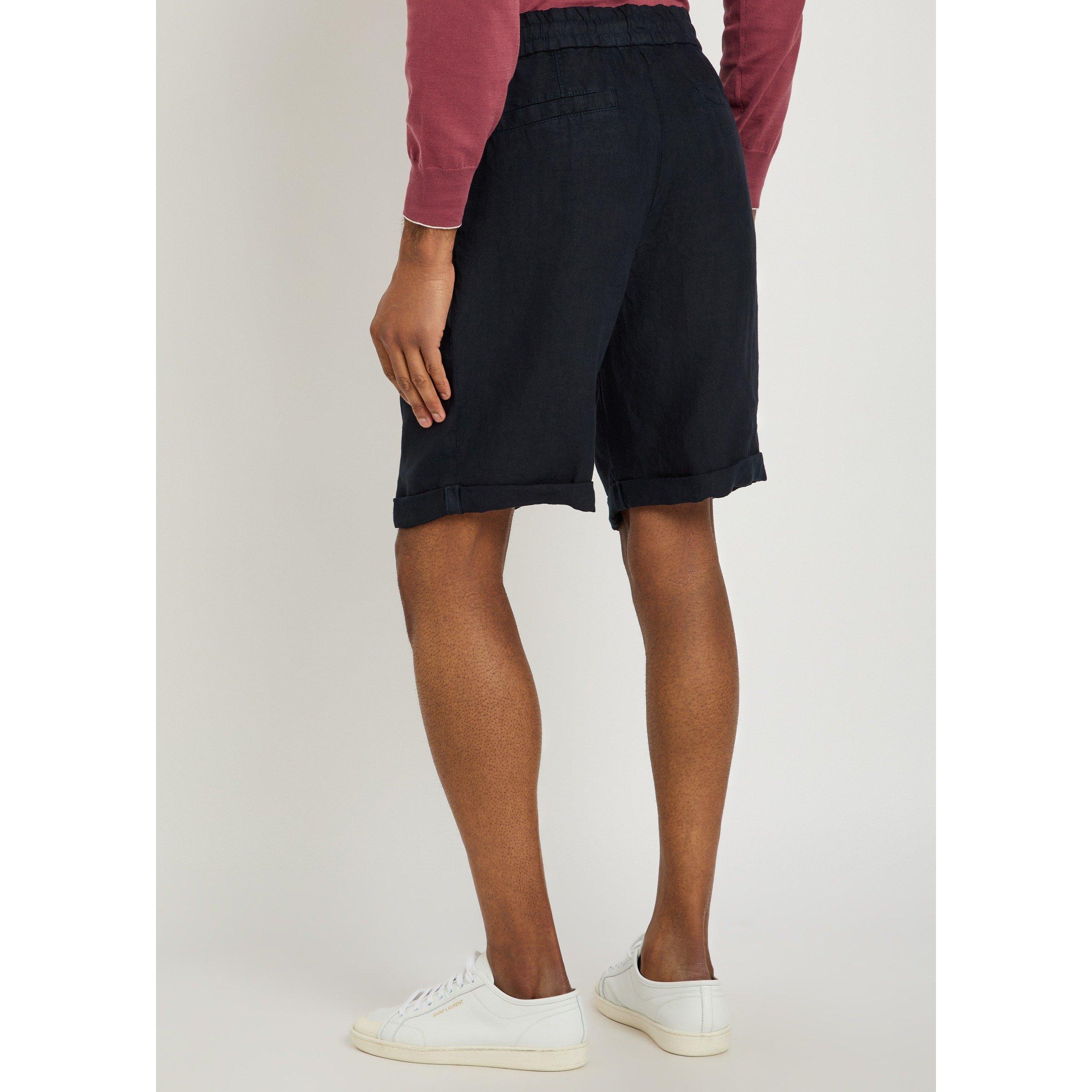 NAVY - Brunello Cucinelli - BC DYED BERMUDA - 3