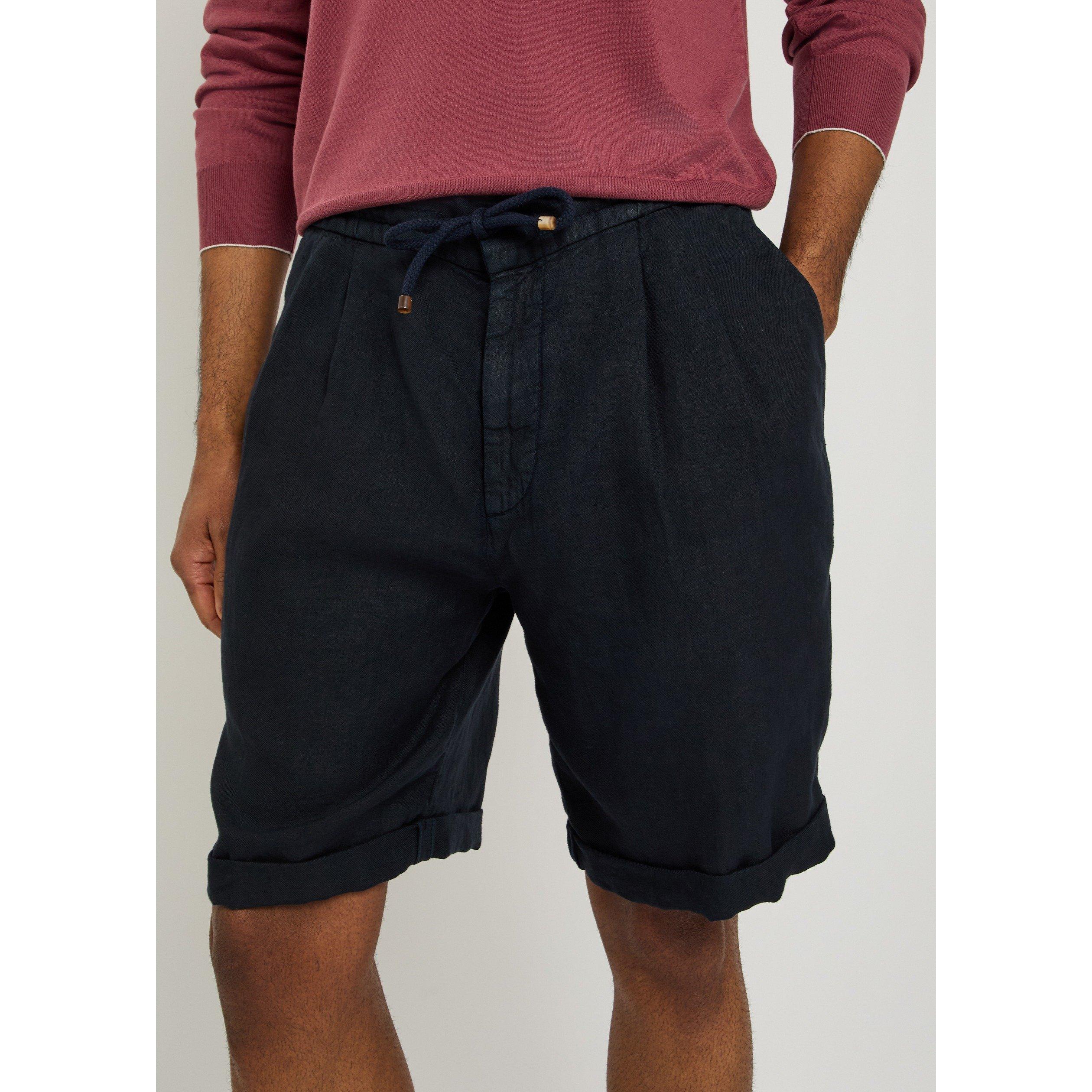 NAVY - Brunello Cucinelli - BC DYED BERMUDA - 4