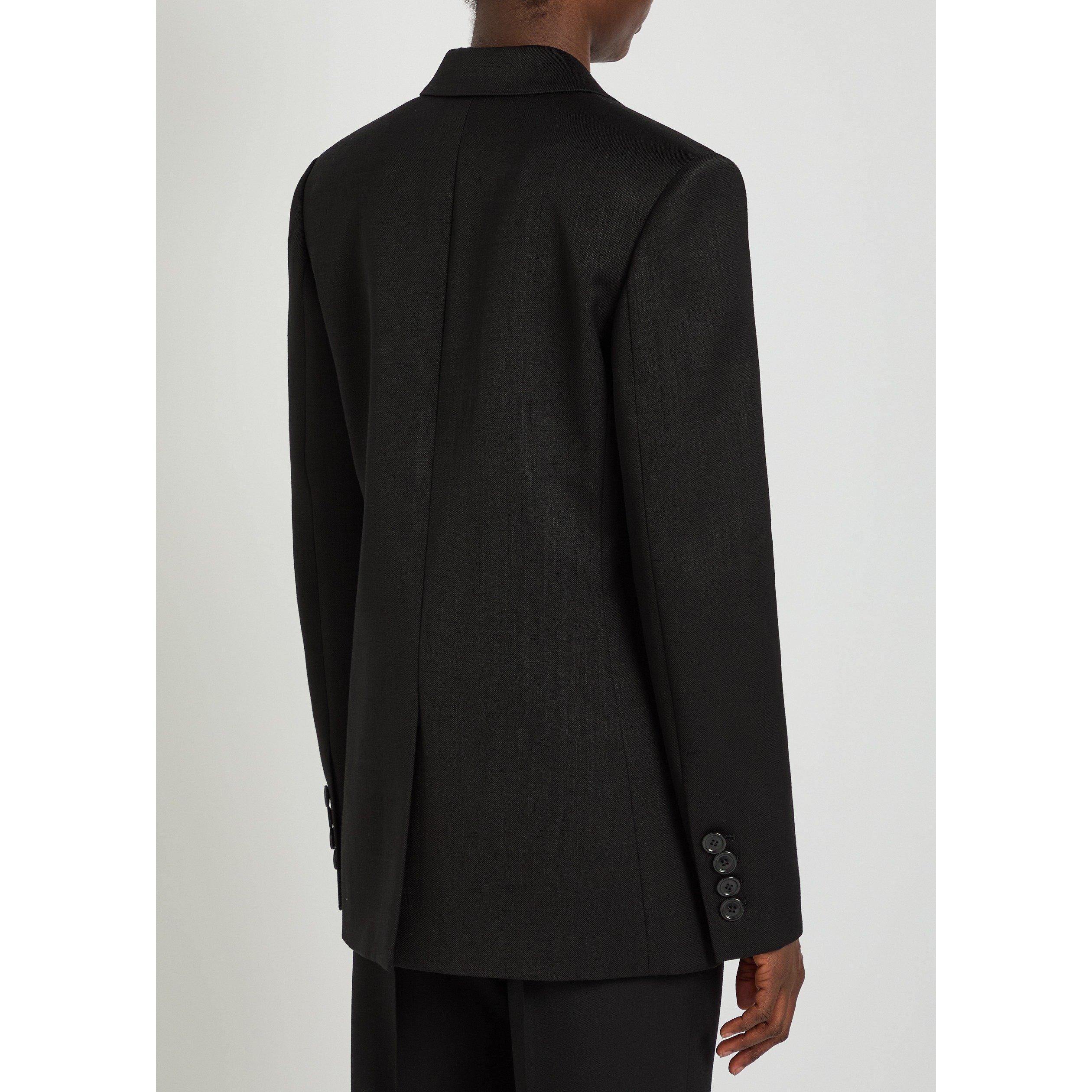 BLACK - Another Tomorrow - OVERSIZED TAILORED JACKET - 3