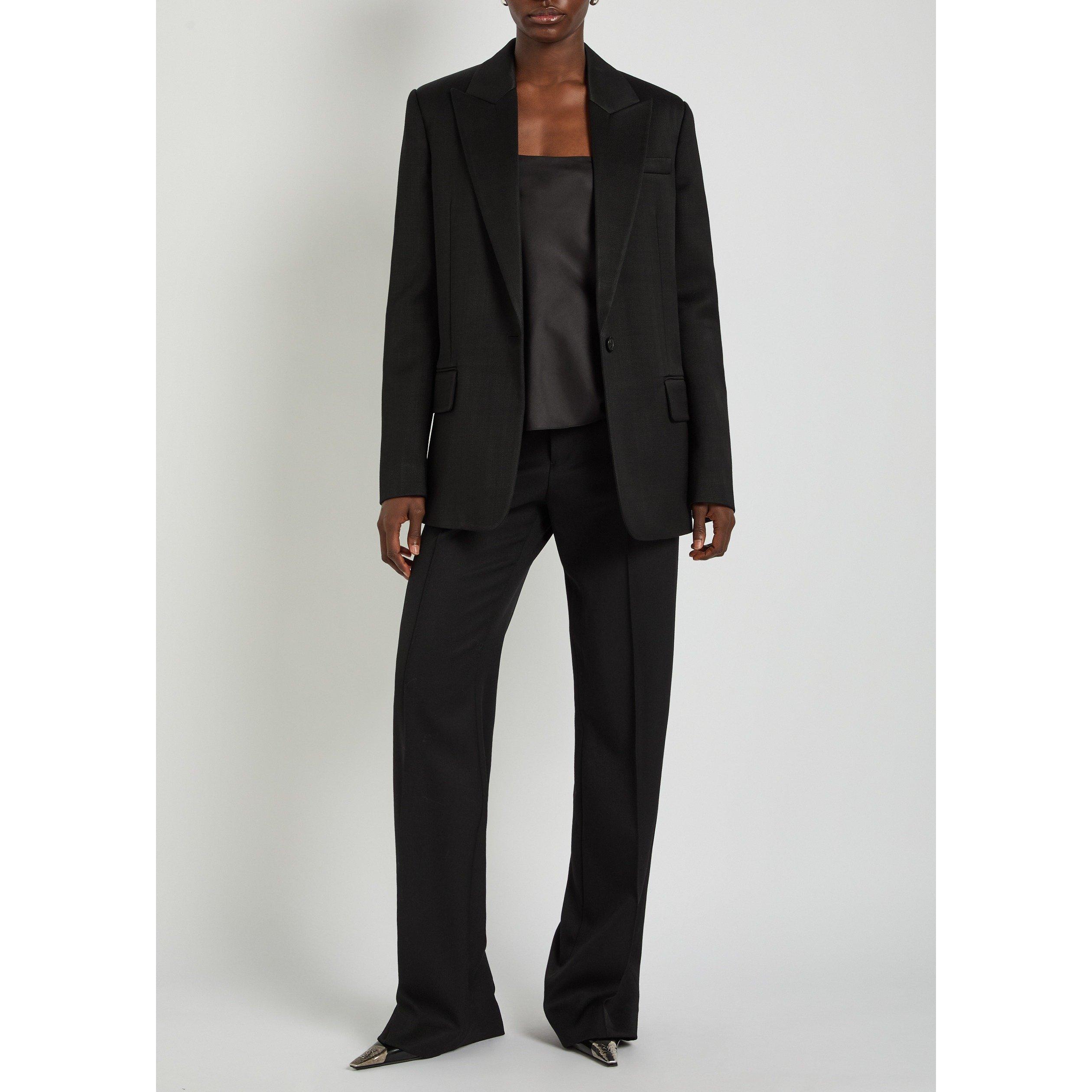 BLACK - Another Tomorrow - OVERSIZED TAILORED JACKET - 5