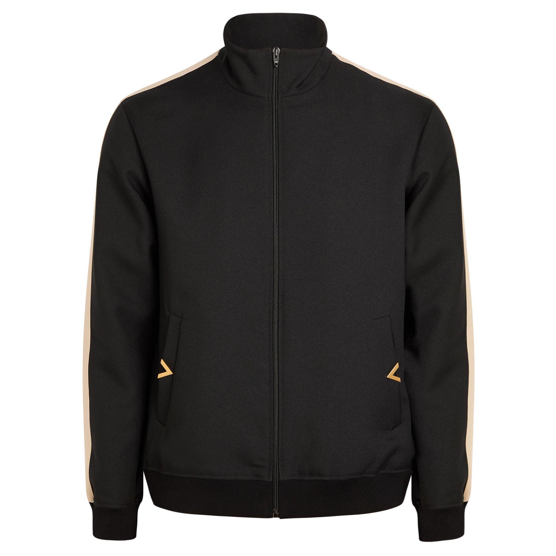 BLACK AND WHITE - Valentino - VAL JERSEY FELPA VGOLD POL