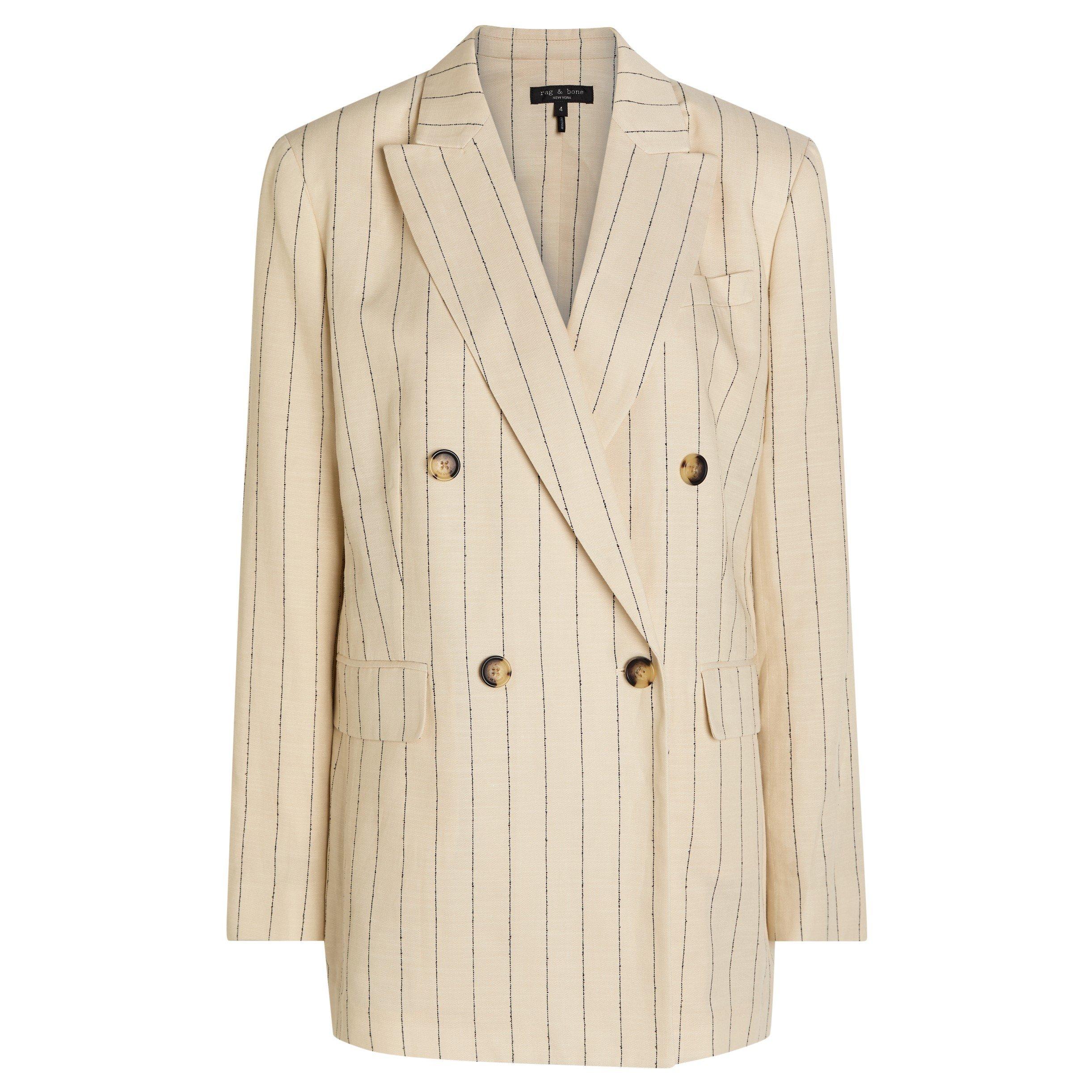 WHITE - Rag and Bone - EMILE STRIPE BLAZER - 1