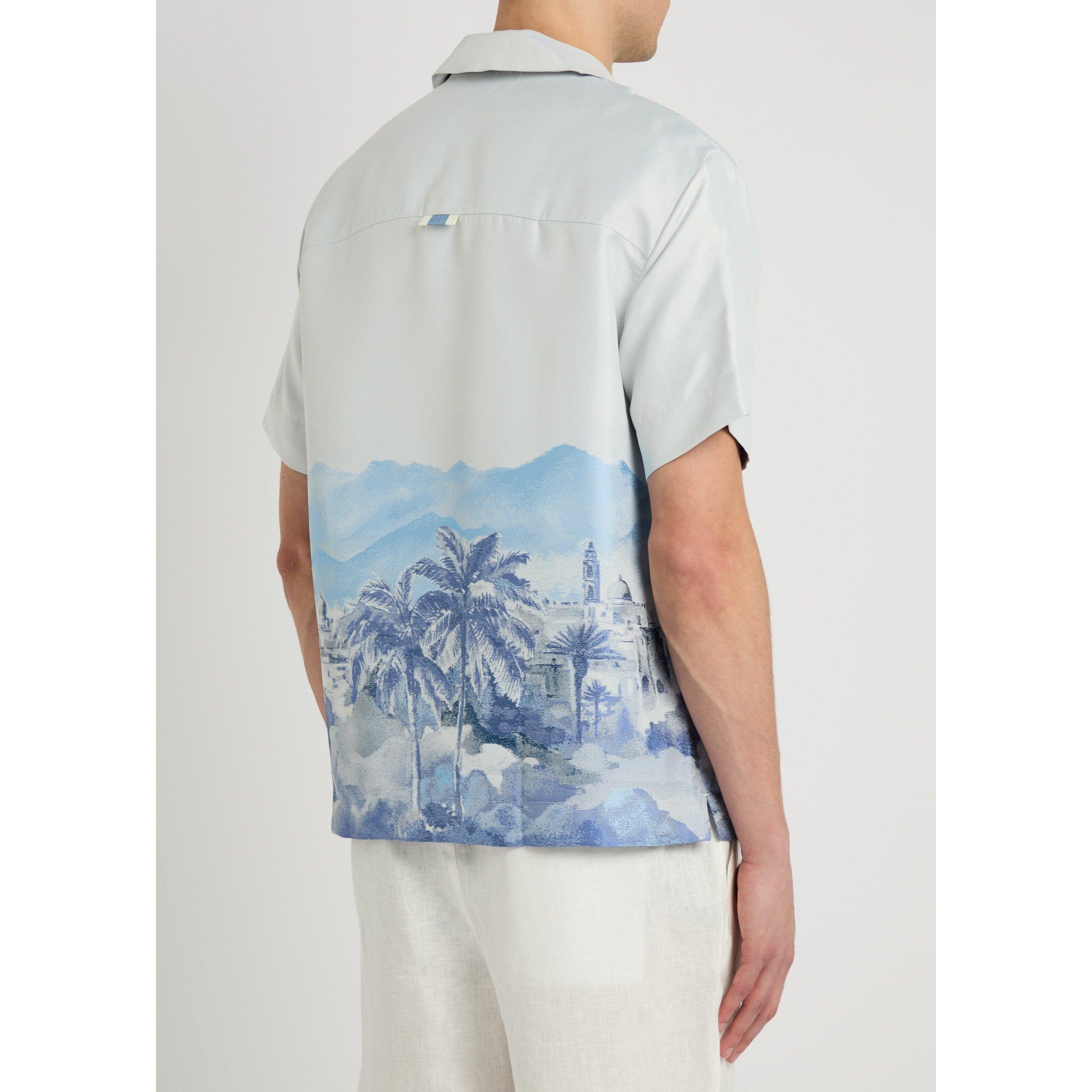 WHITE AND OTHER - Che - CHE SHRT SS PRNT BTTM CEZANE - 3