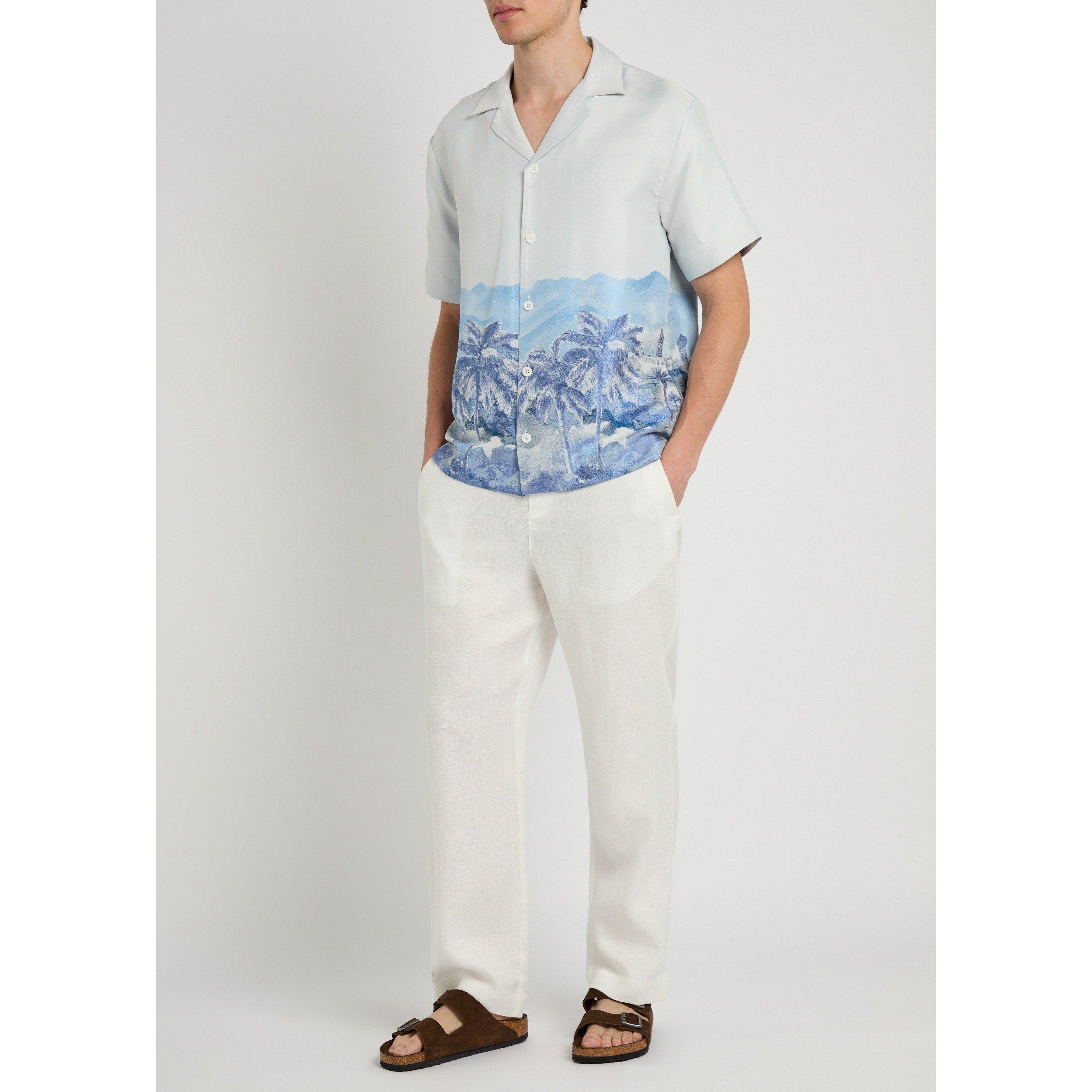 WHITE AND OTHER - Che - CHE SHRT SS PRNT BTTM CEZANE - 5