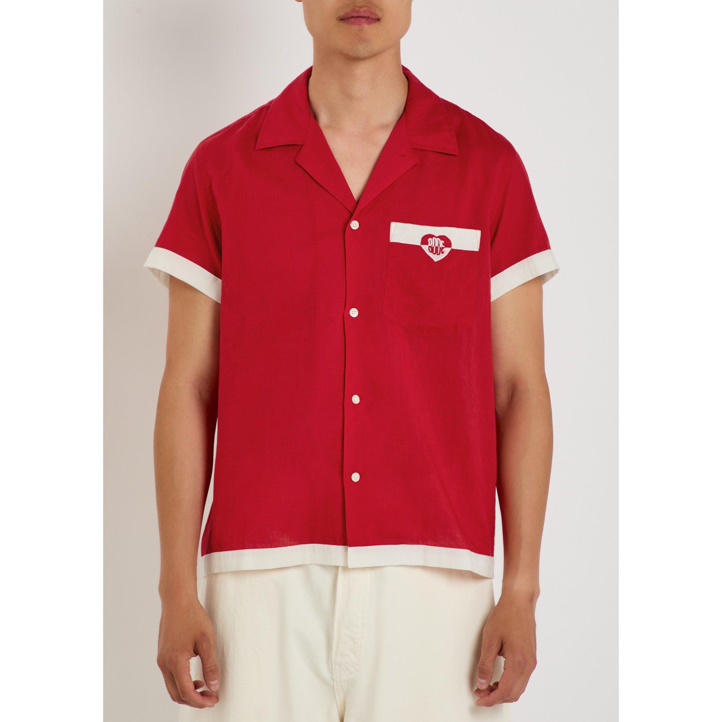 RED AND WHITE - Bode - BODE HEART DECO SHORT SLEEVE S - 2