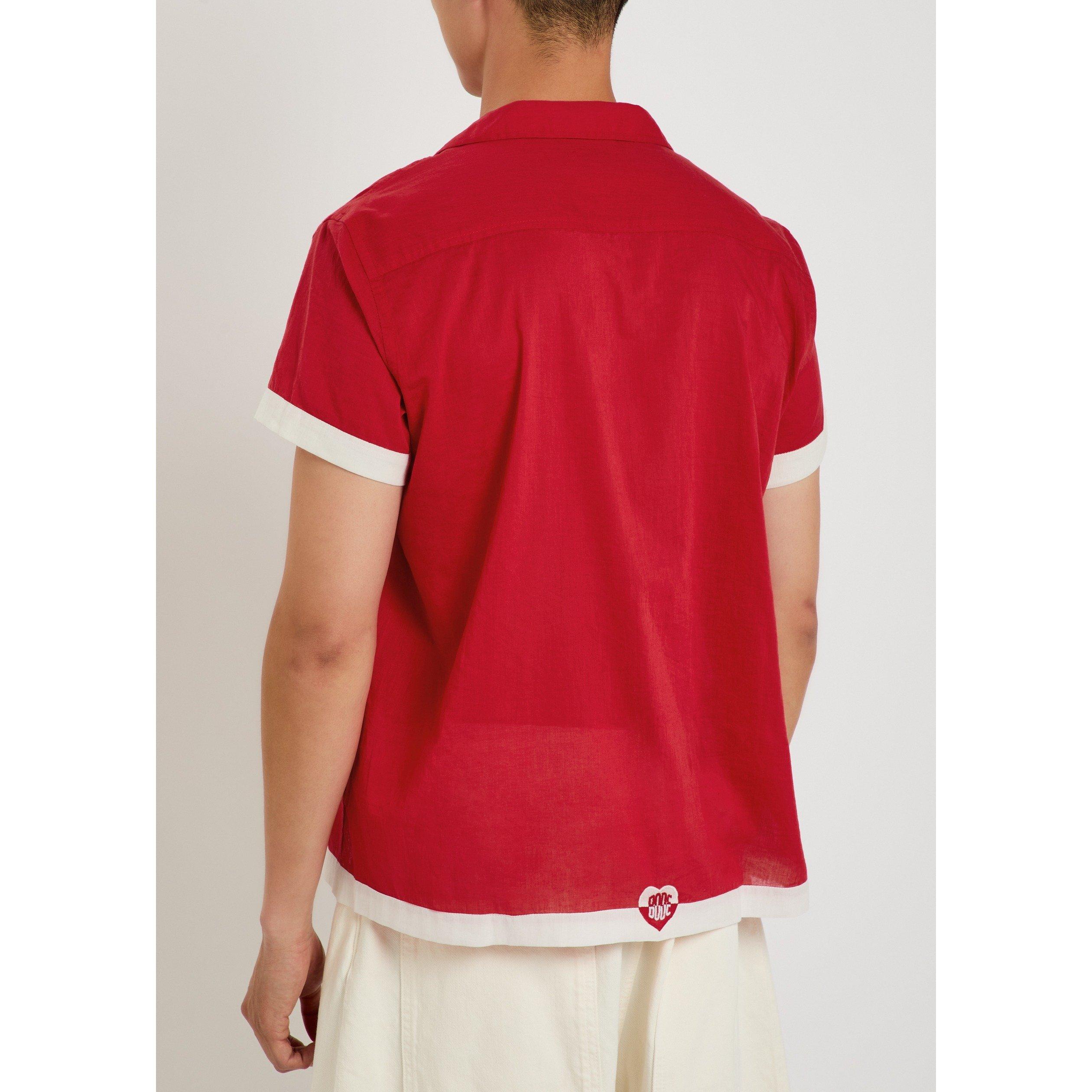 RED AND WHITE - Bode - BODE HEART DECO SHORT SLEEVE S - 3