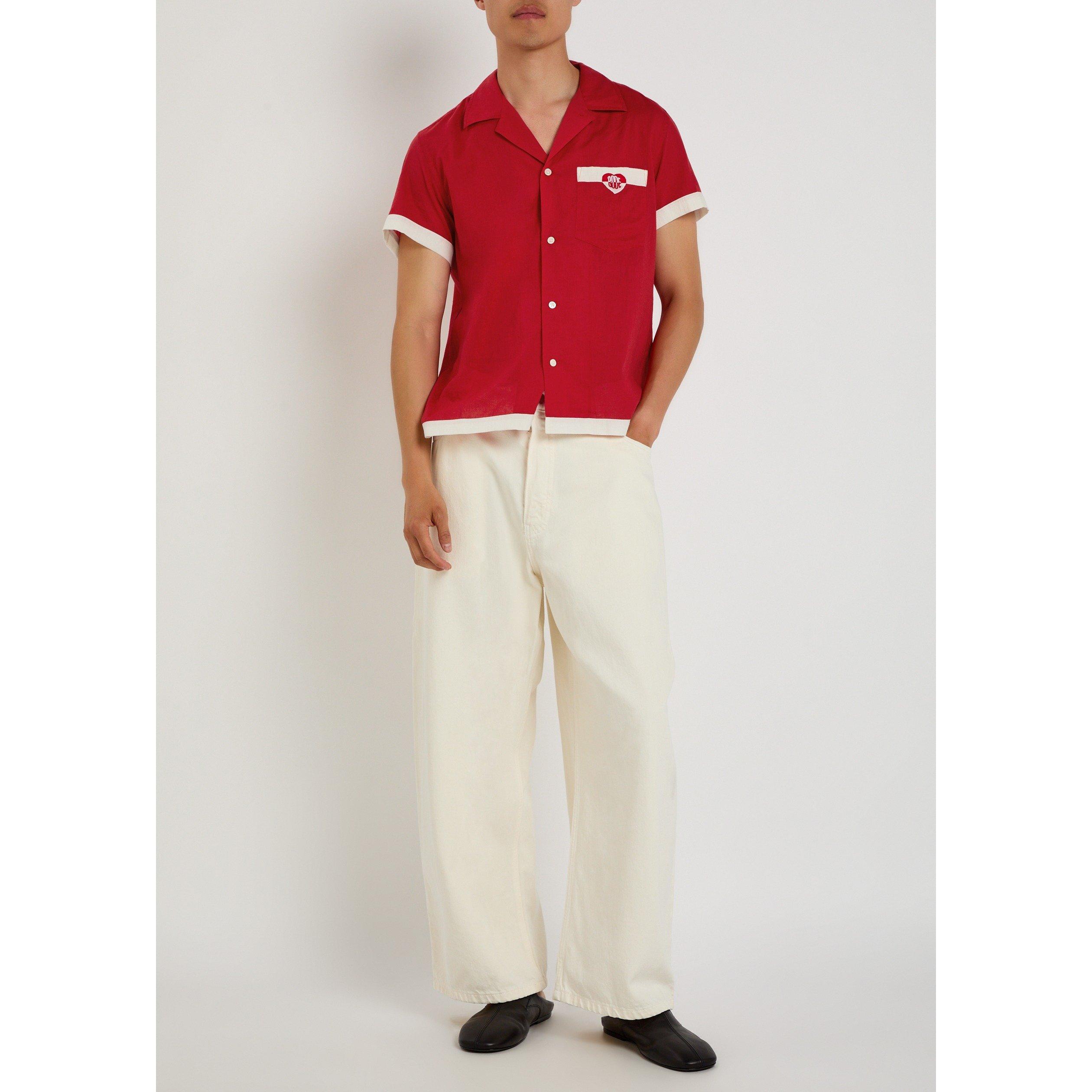 RED AND WHITE - Bode - BODE HEART DECO SHORT SLEEVE S - 5