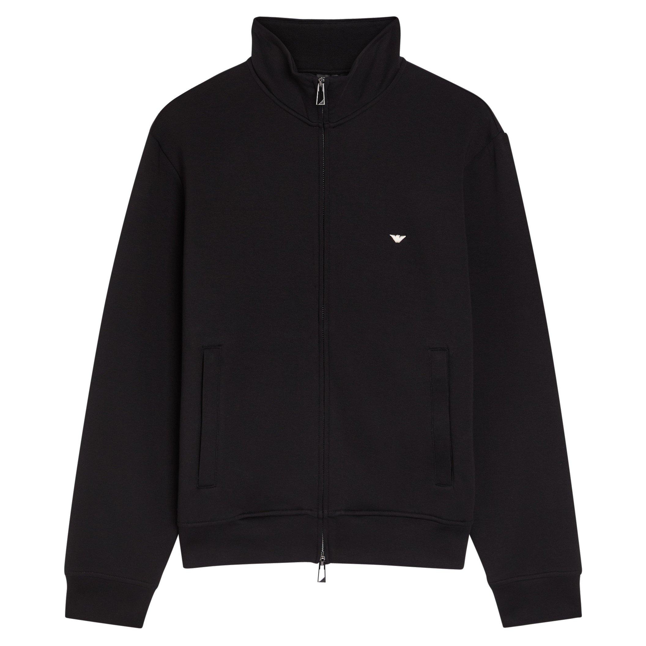 BLACK - Emporio Armani - ARM SWEAT FULL ZIP DBL JE