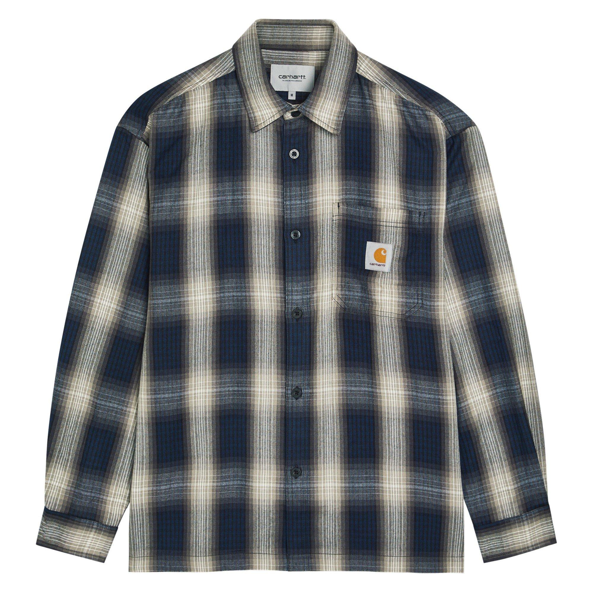 BLACK AND OTHER - Carhartt - CAR SHRT LS PLAID HARLIN