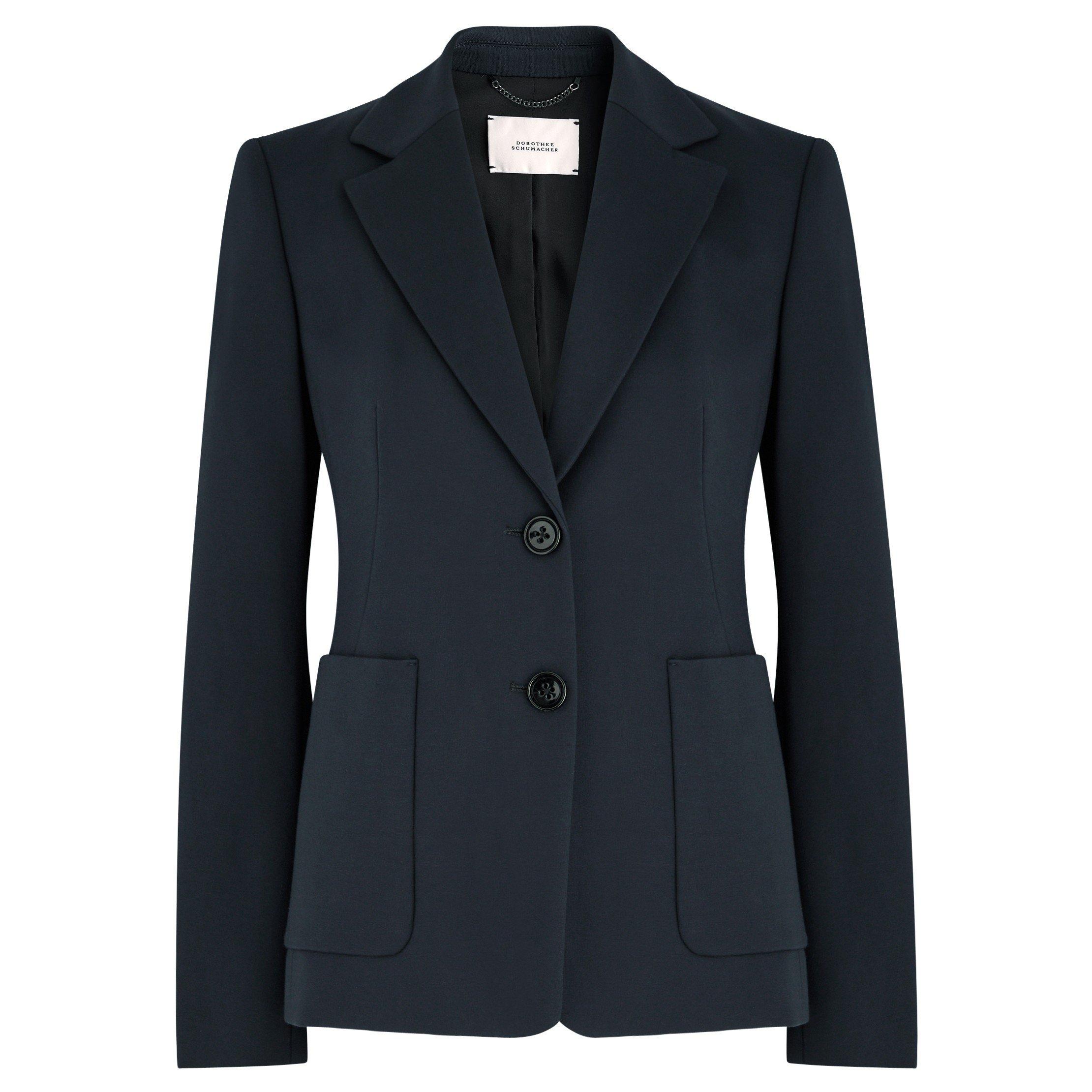 NAVY - Dorothee Schumacher - J EMOTIONAL ESS POCKETS BLAZER
