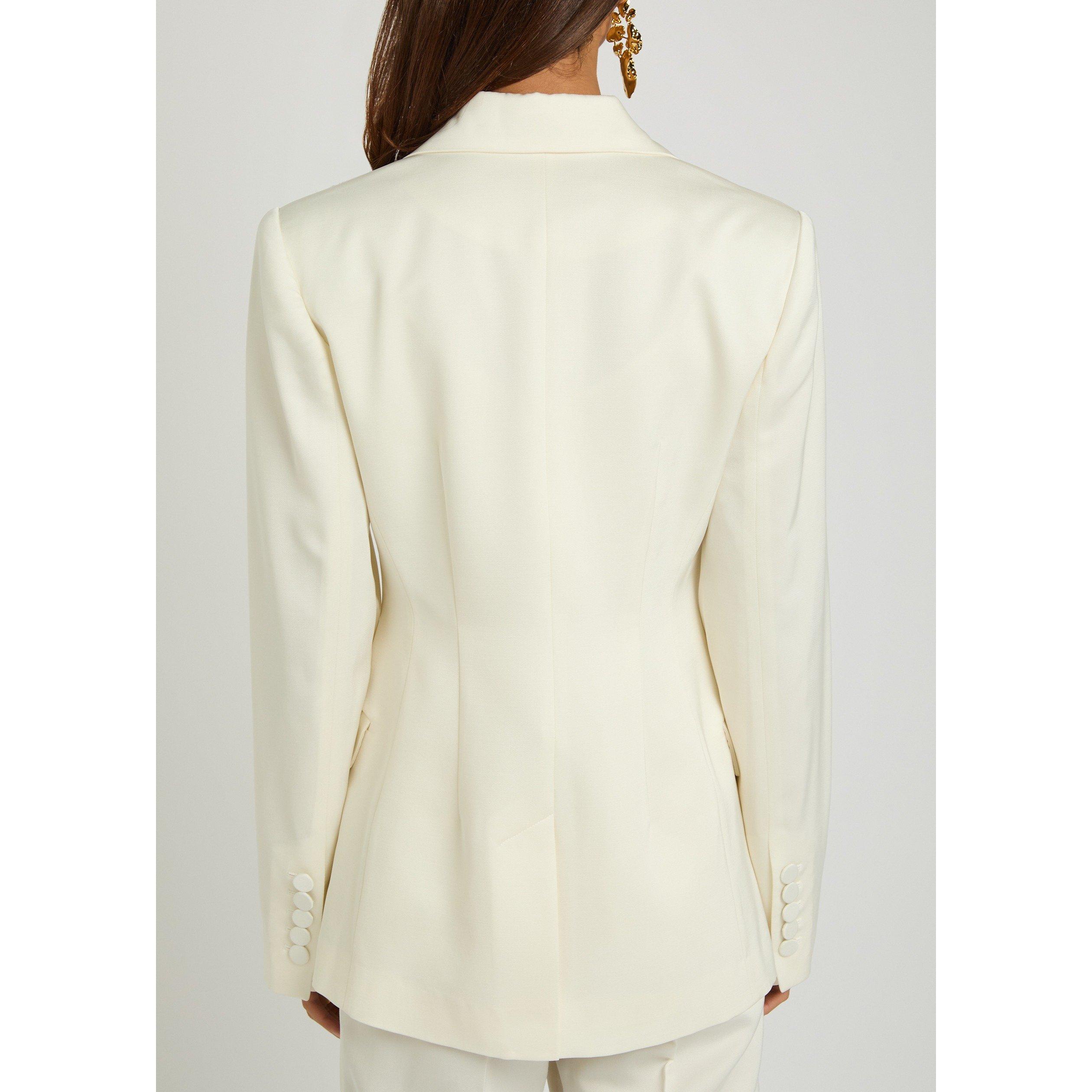 WHITE - Patrick McDowell - ALICE JACKET WITH ROSE APPLIQU - 3