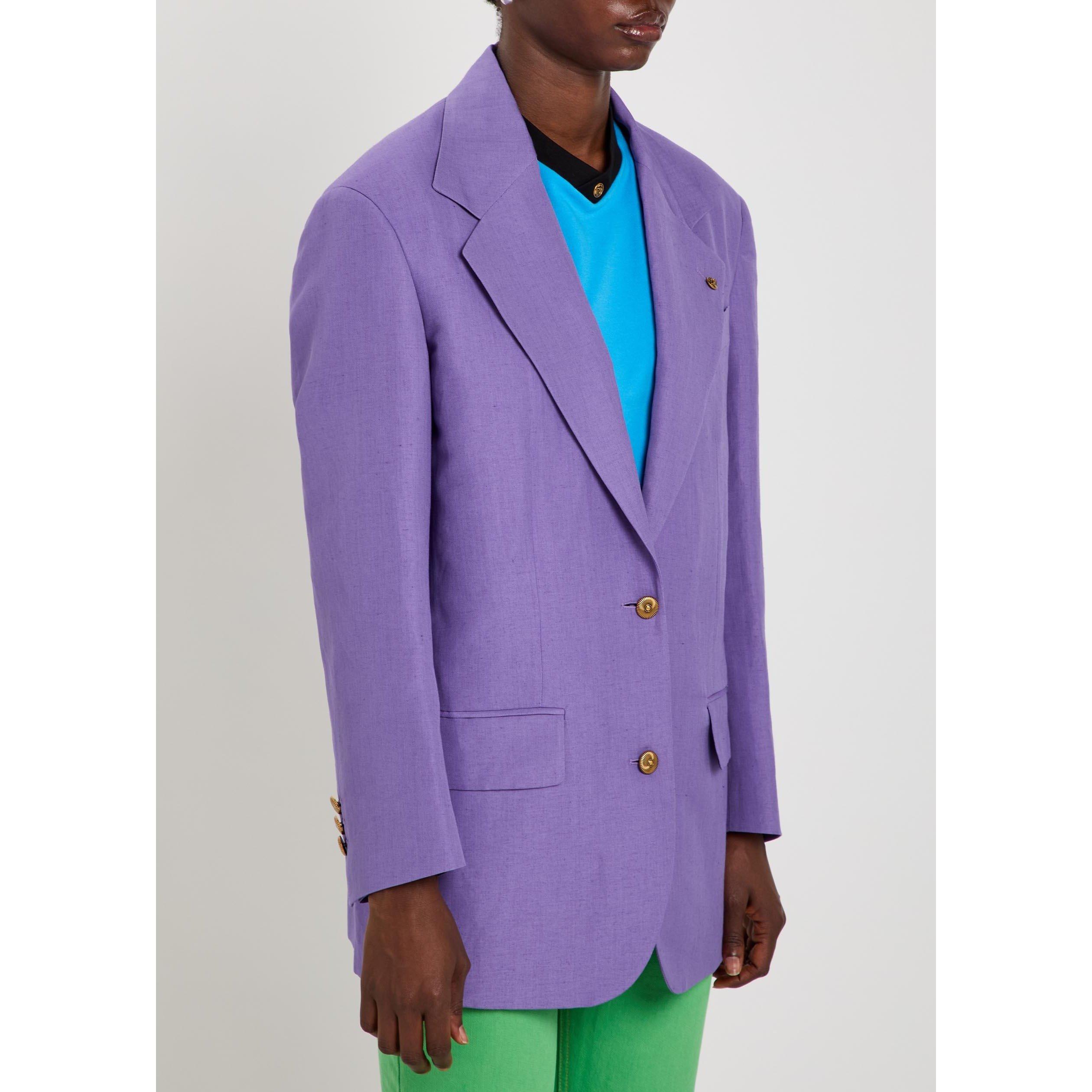 VIOLET - Versace - FORMAL JACKET WOOL LINEN TAILO - 2