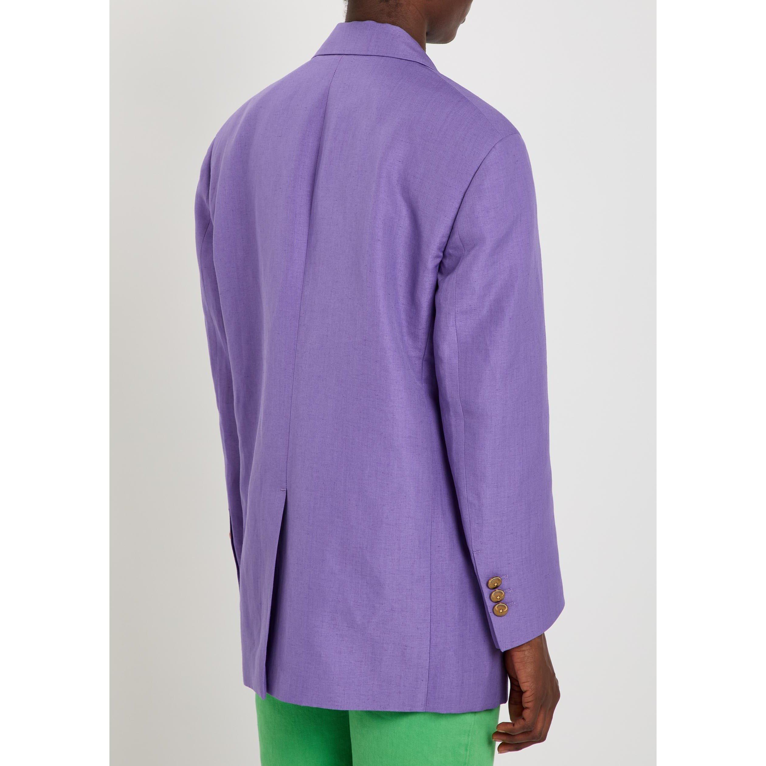 VIOLET - Versace - FORMAL JACKET WOOL LINEN TAILO - 3