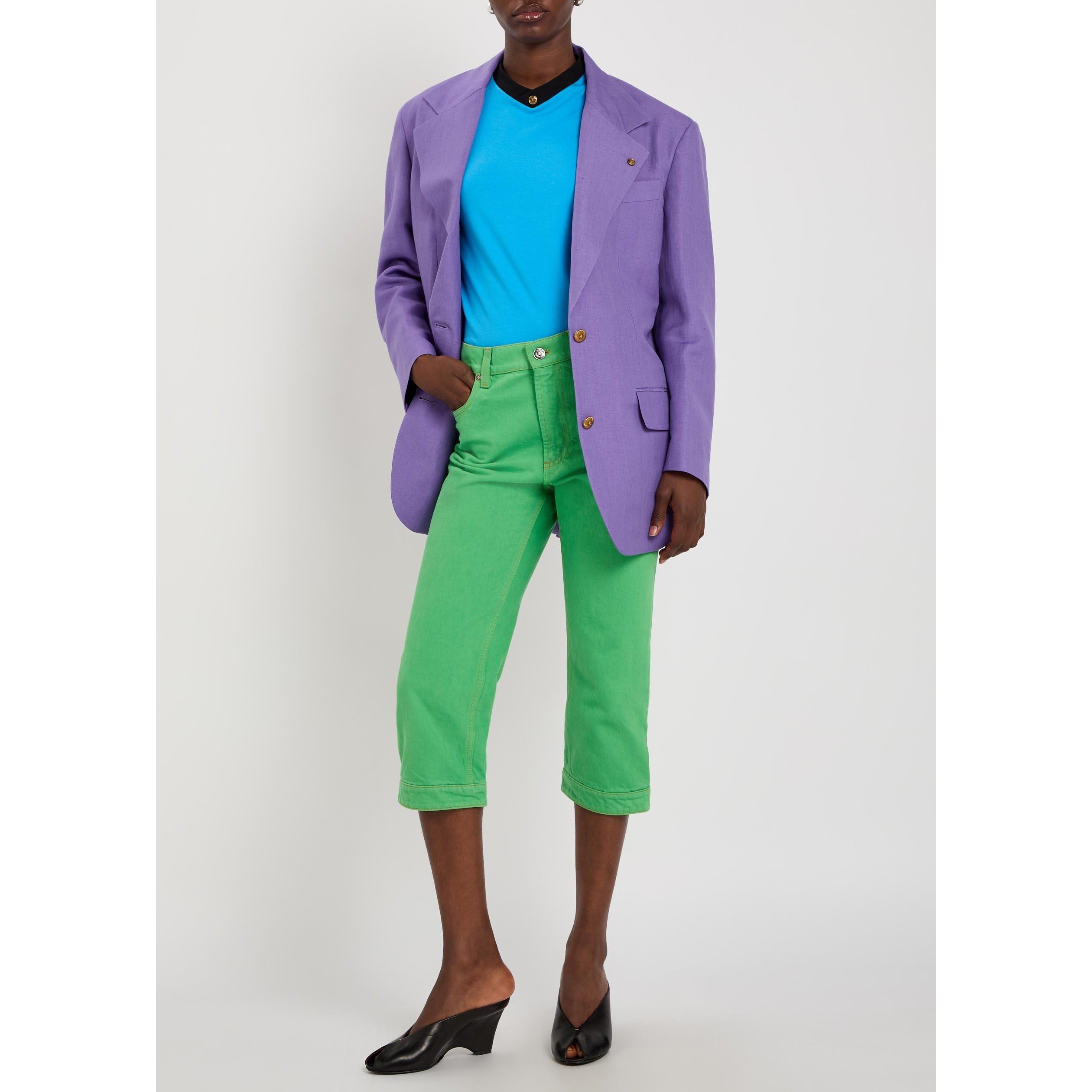 VIOLET - Versace - FORMAL JACKET WOOL LINEN TAILO - 5
