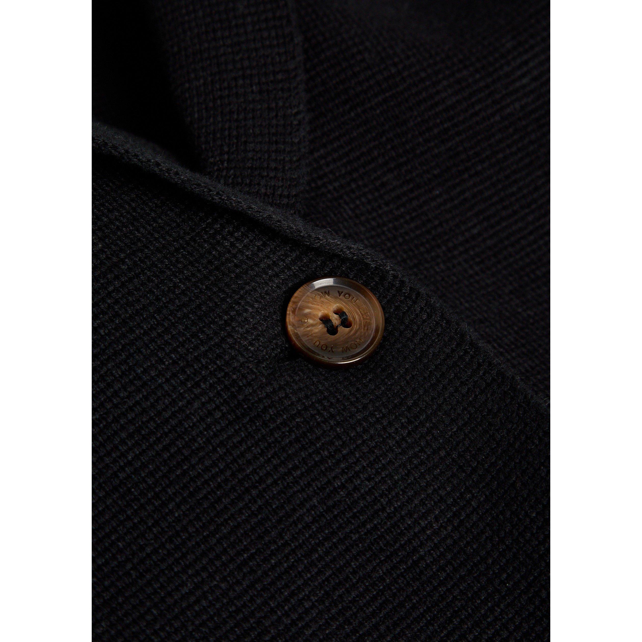 BLACK - Now You Live - Women's Langton Cotton Blazer - 4