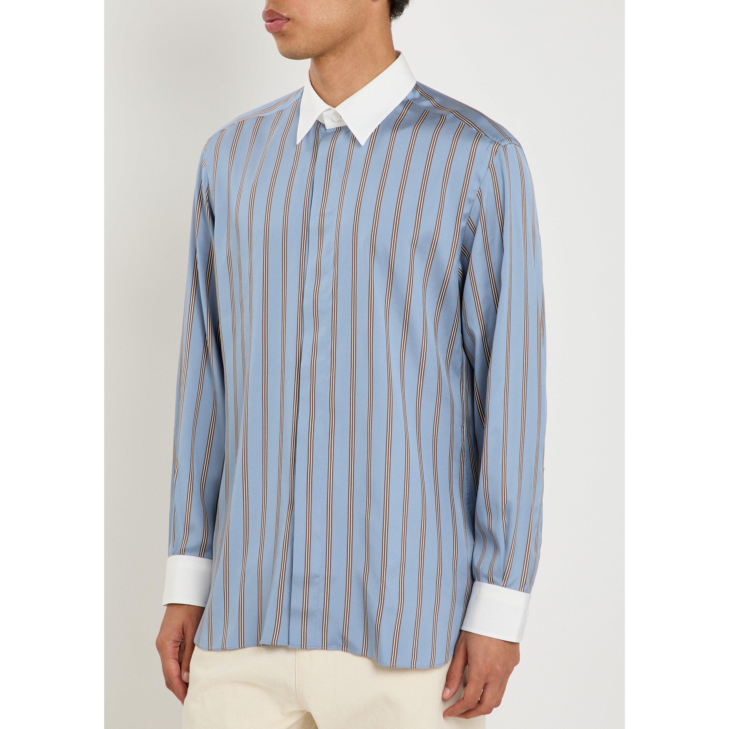 BLUE AND OTHER - Tom Ford - TOM FORD SILK JACQUARD STRIPE - 2