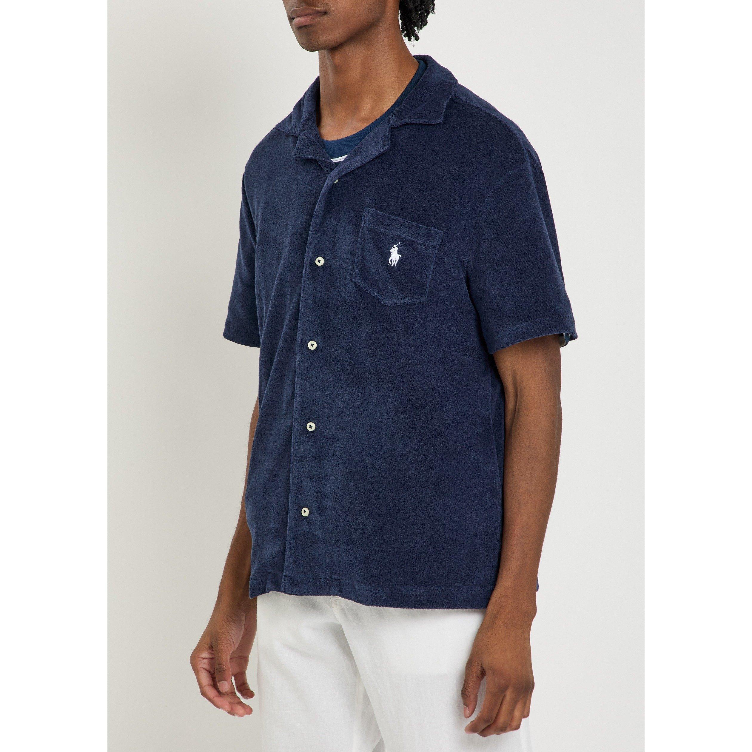 NAVY - Polo Ralph Lauren - Men's Short-Sleeve Cotton Camp Collar Shirt - 2