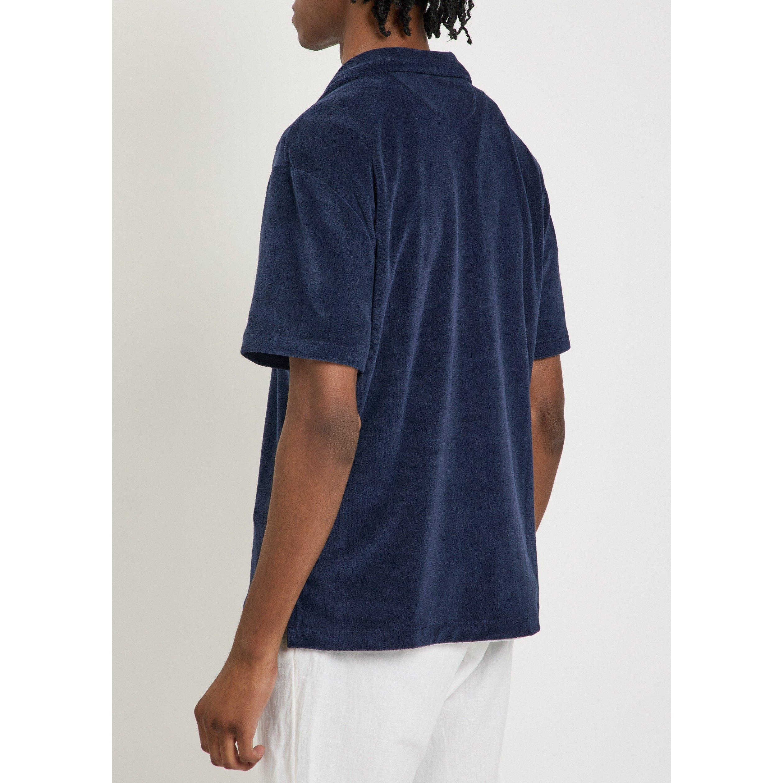 NAVY - Polo Ralph Lauren - Men's Short-Sleeve Cotton Camp Collar Shirt - 3