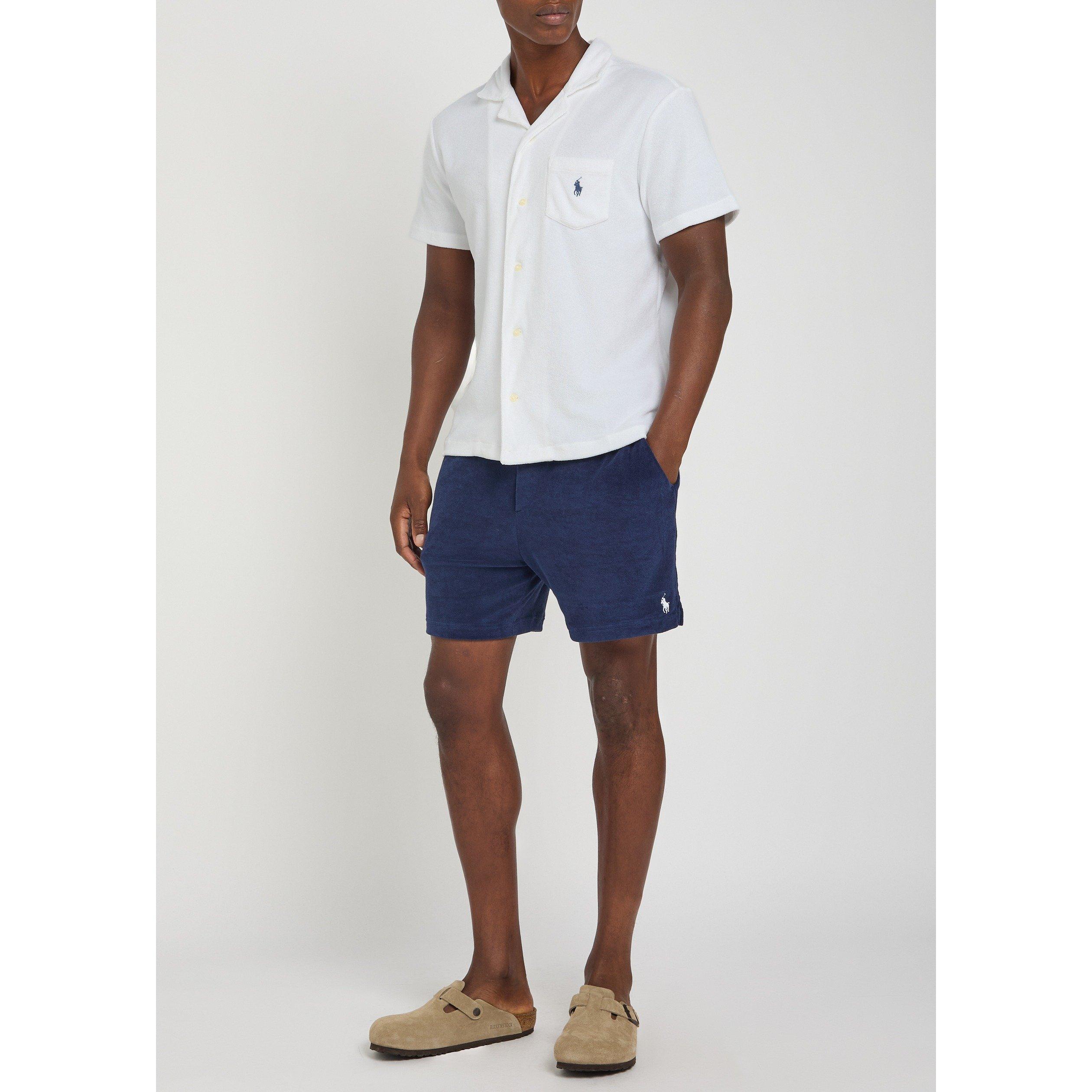 WHITE - Polo Ralph Lauren - Men's Short-Sleeve Cotton Pocket Shirt - 5